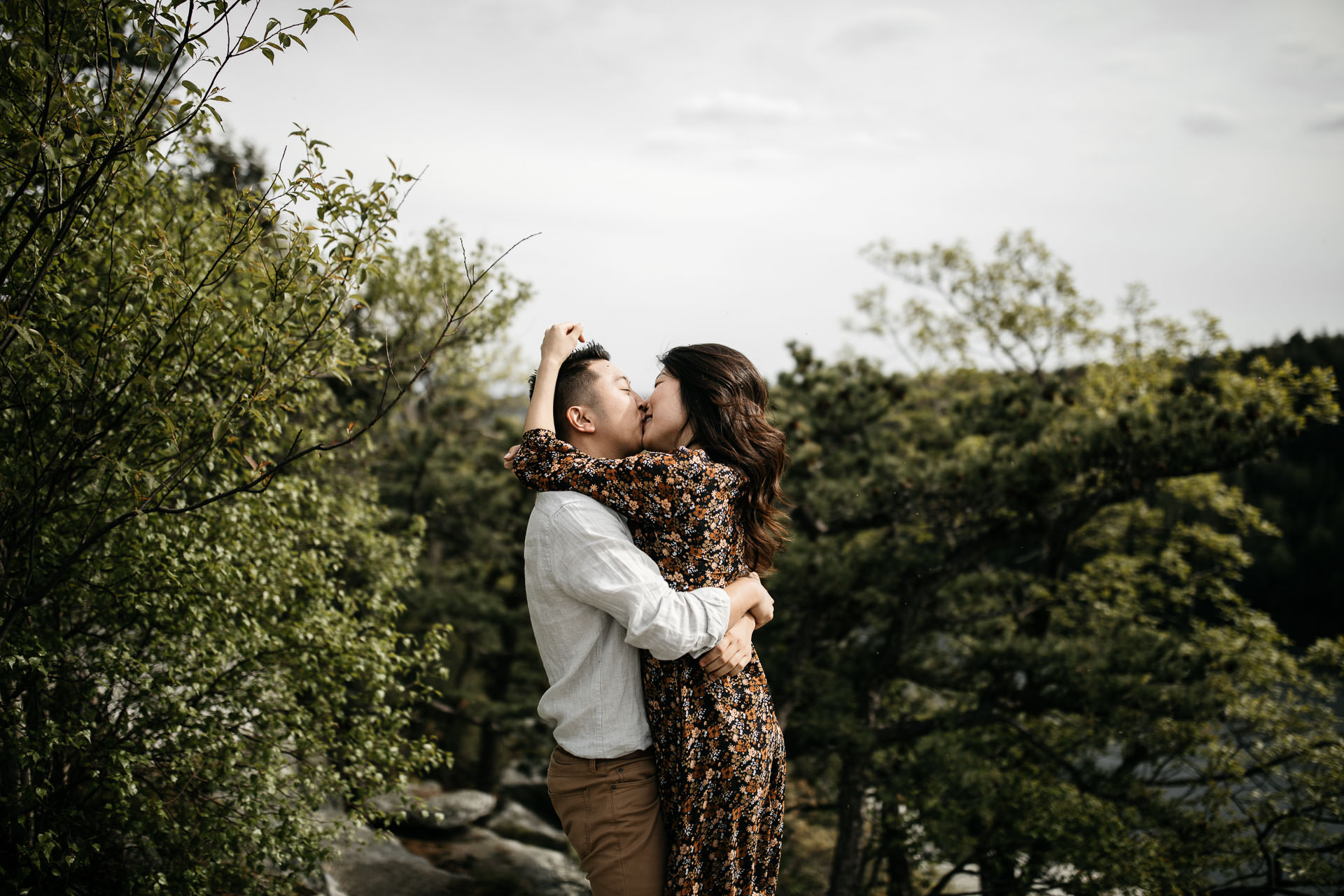 Jinie & Peter's Engagement in Catskills Minnewaska State Park, New York, by Jean-Laurent Gaudy