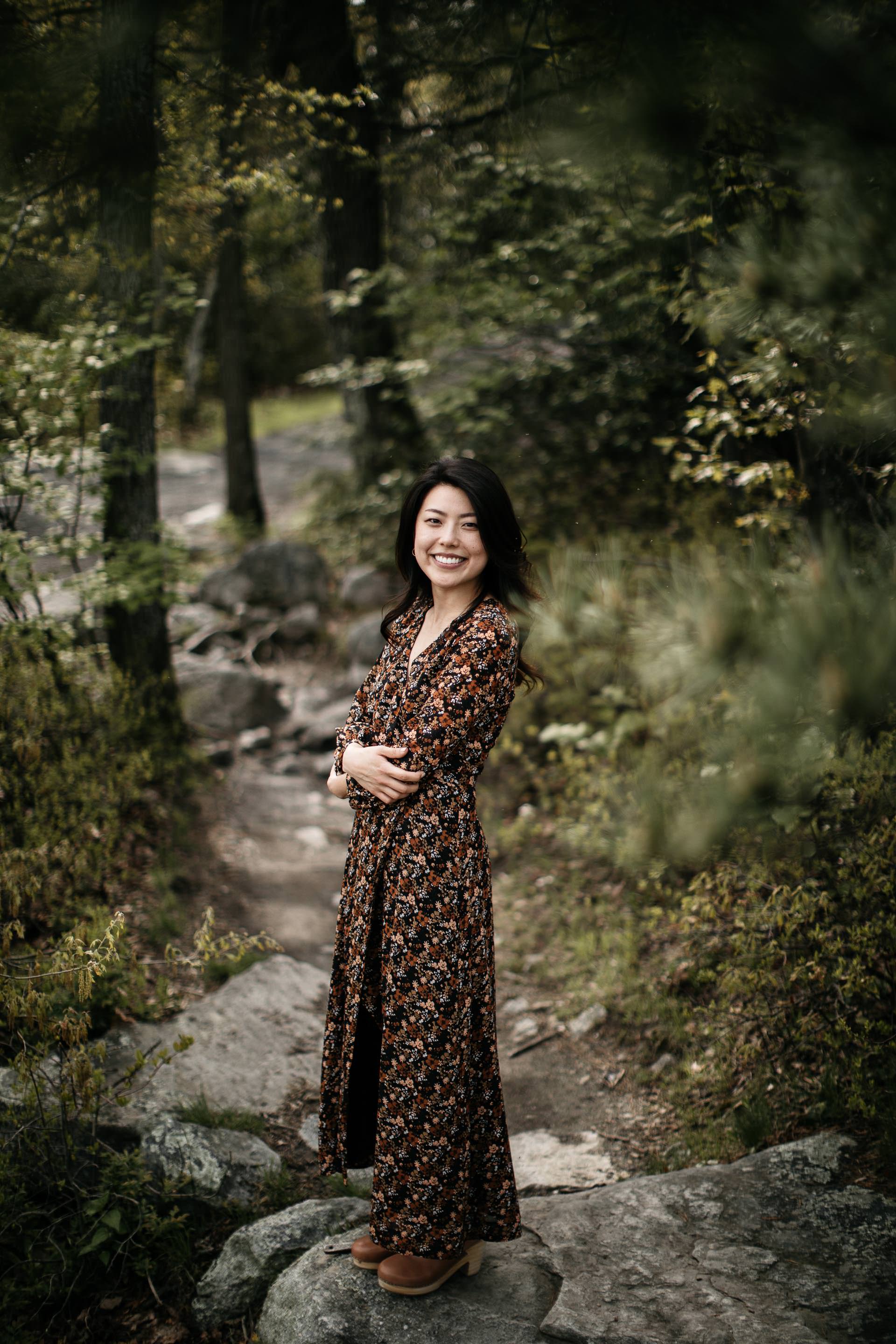 Jinie & Peter's Engagement in Catskills Minnewaska State Park, New York, by Jean-Laurent Gaudy