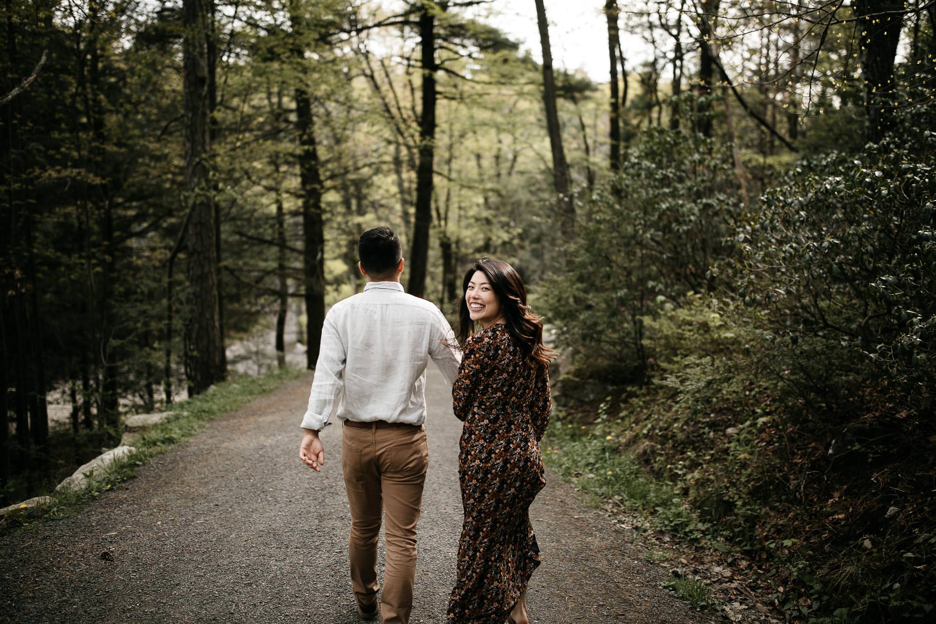 Jinie & Peter's Engagement in Catskills Minnewaska State Park, New York, by Jean-Laurent Gaudy