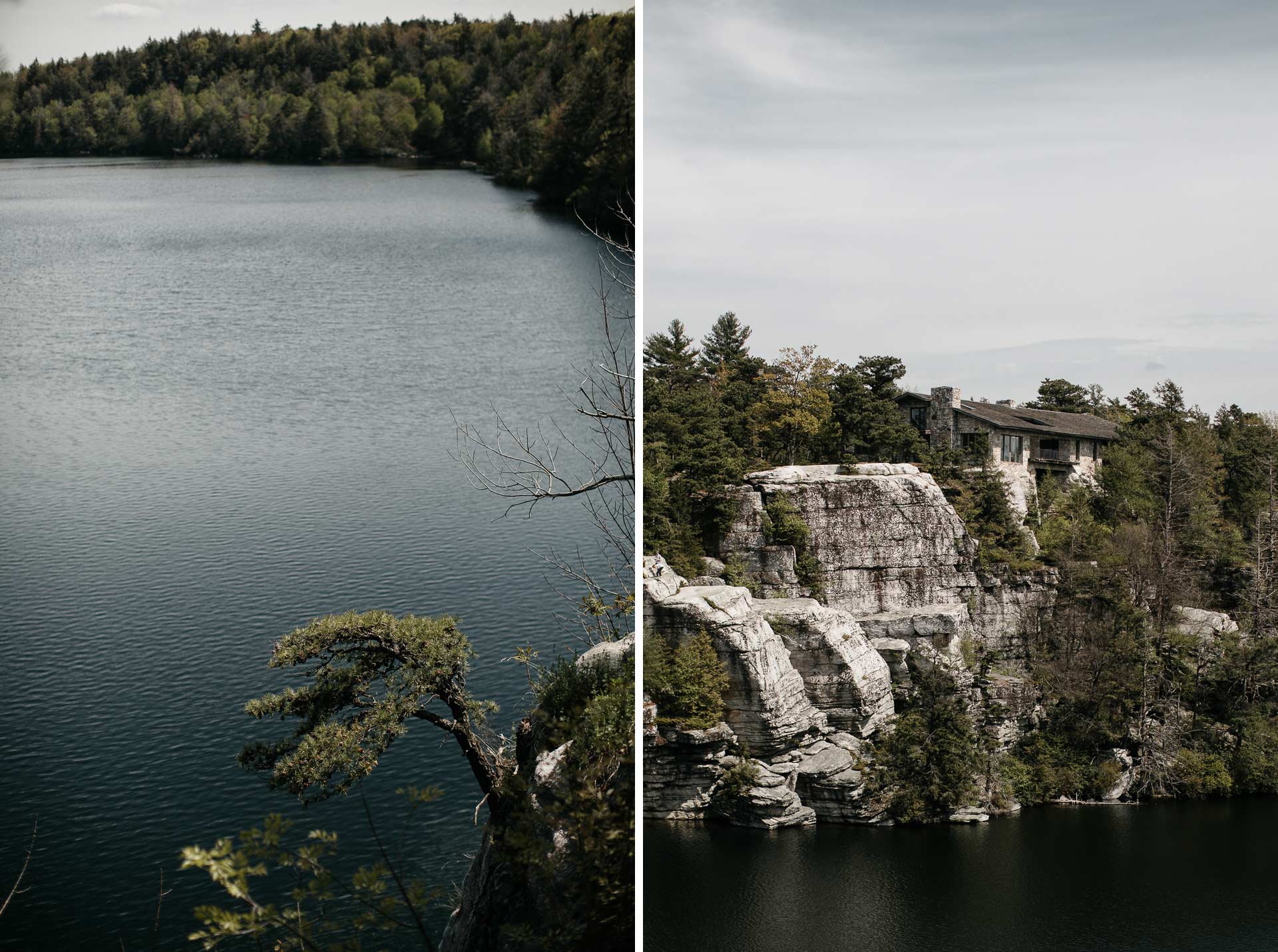 Jinie & Peter's Engagement in Catskills Minnewaska State Park, New York, by Jean-Laurent Gaudy