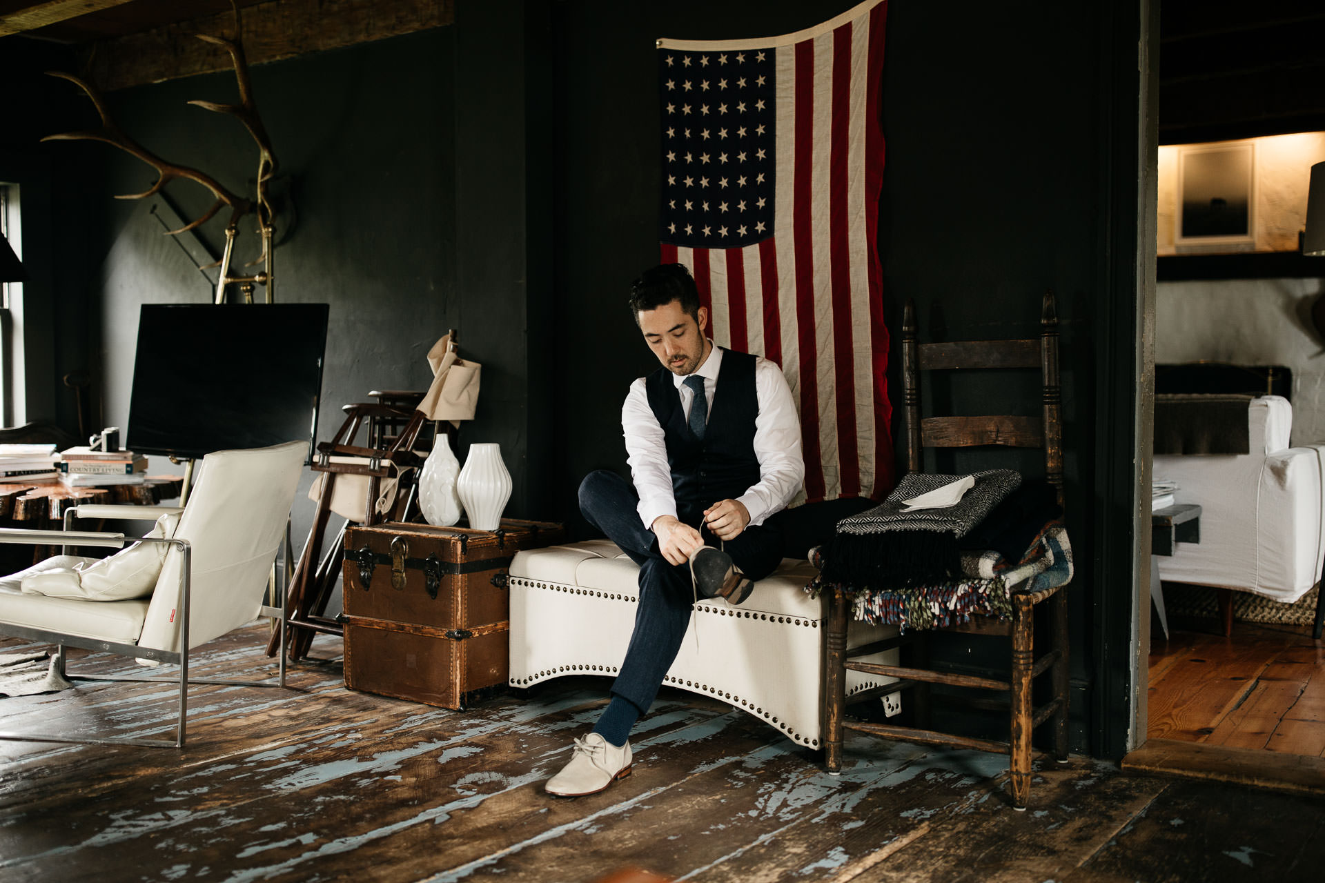 Sarah & Jonathan Wedding Audrey's Farmhouse Greenhouse Catskills, New York, by Jean-Laurent Gaudy