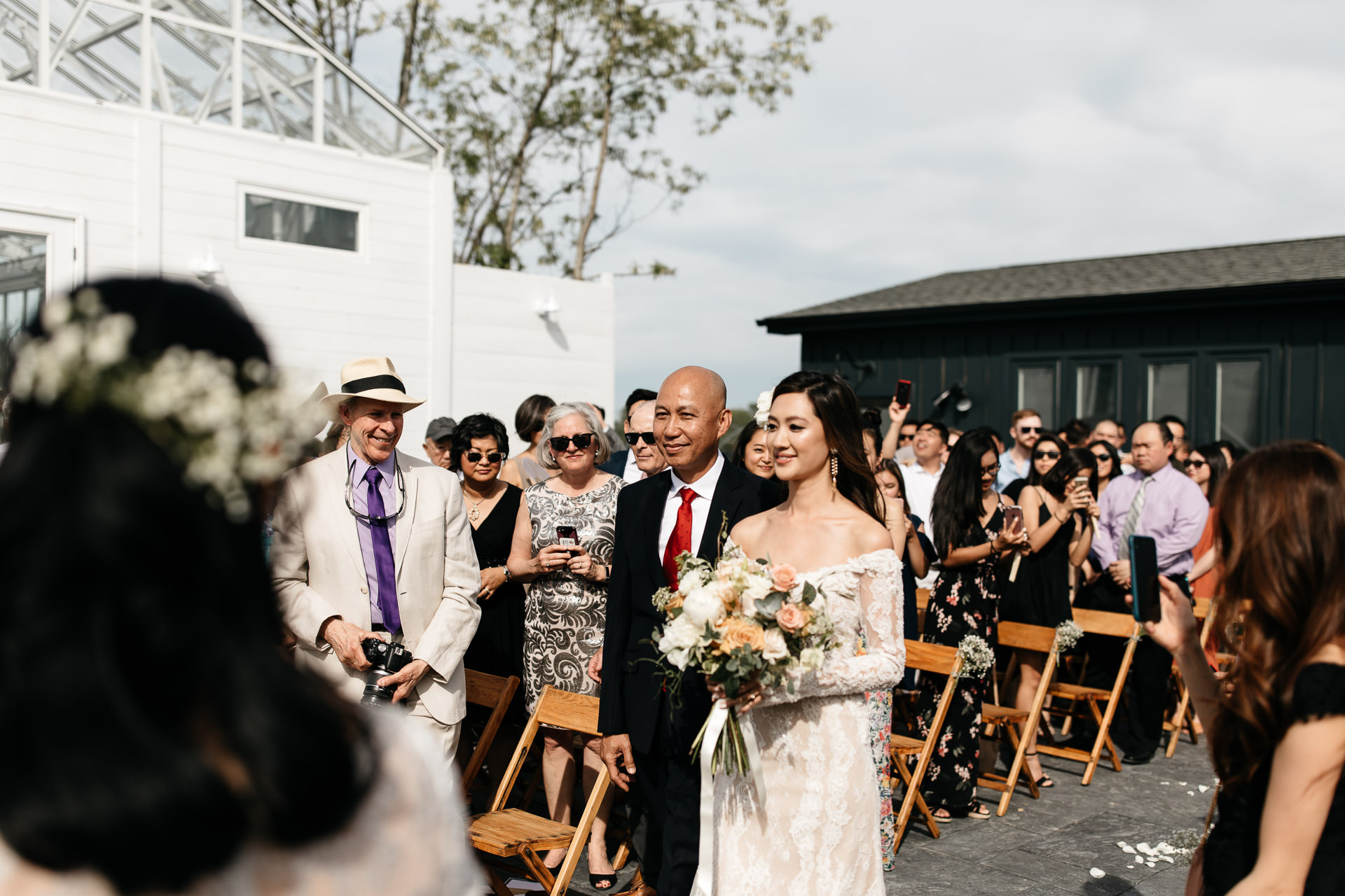 Sarah & Jonathan Wedding Audrey's Farmhouse Greenhouse Catskills, New York, by Jean-Laurent Gaudy