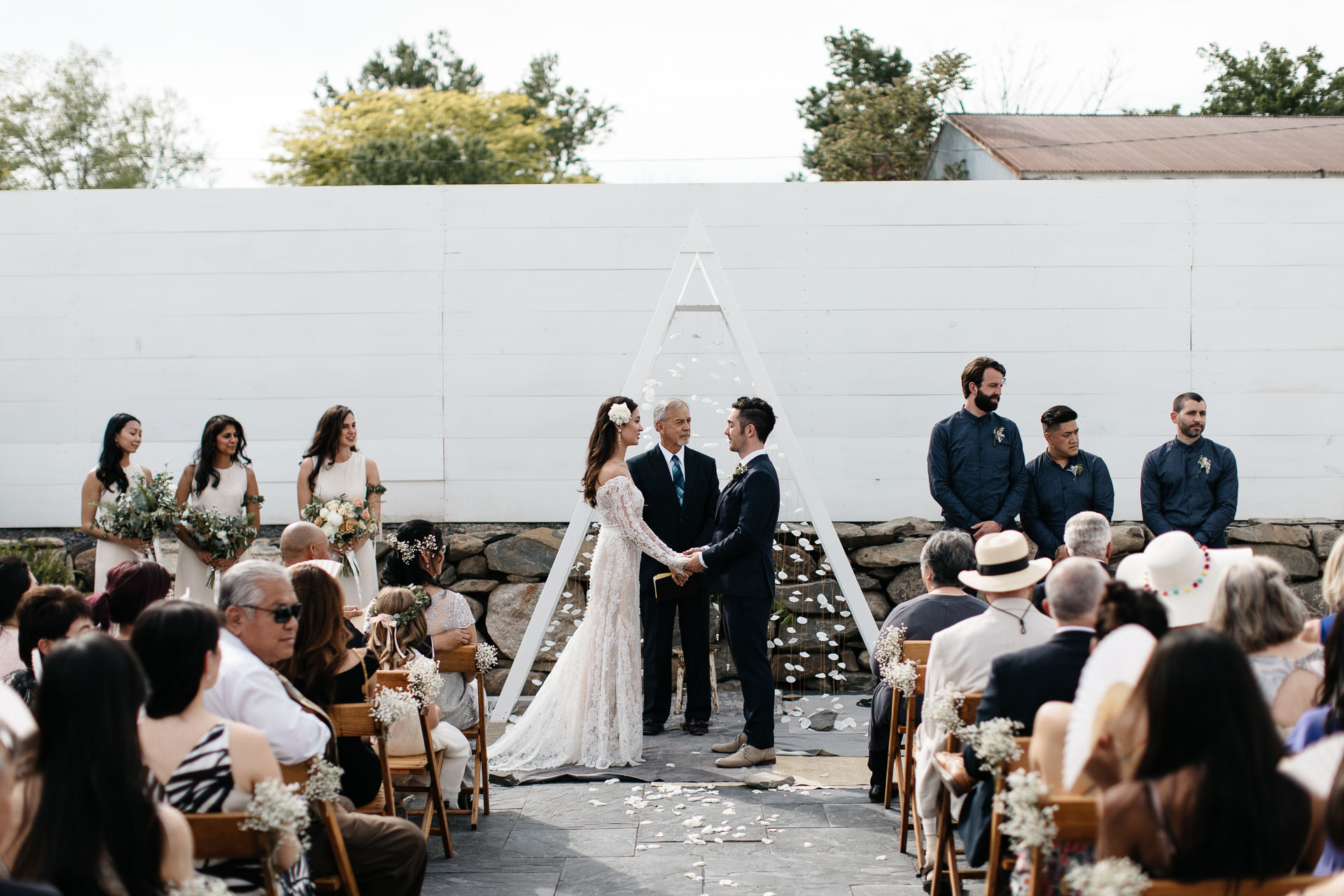 Sarah & Jonathan Wedding Audrey's Farmhouse Greenhouse Catskills, New York, by Jean-Laurent Gaudy