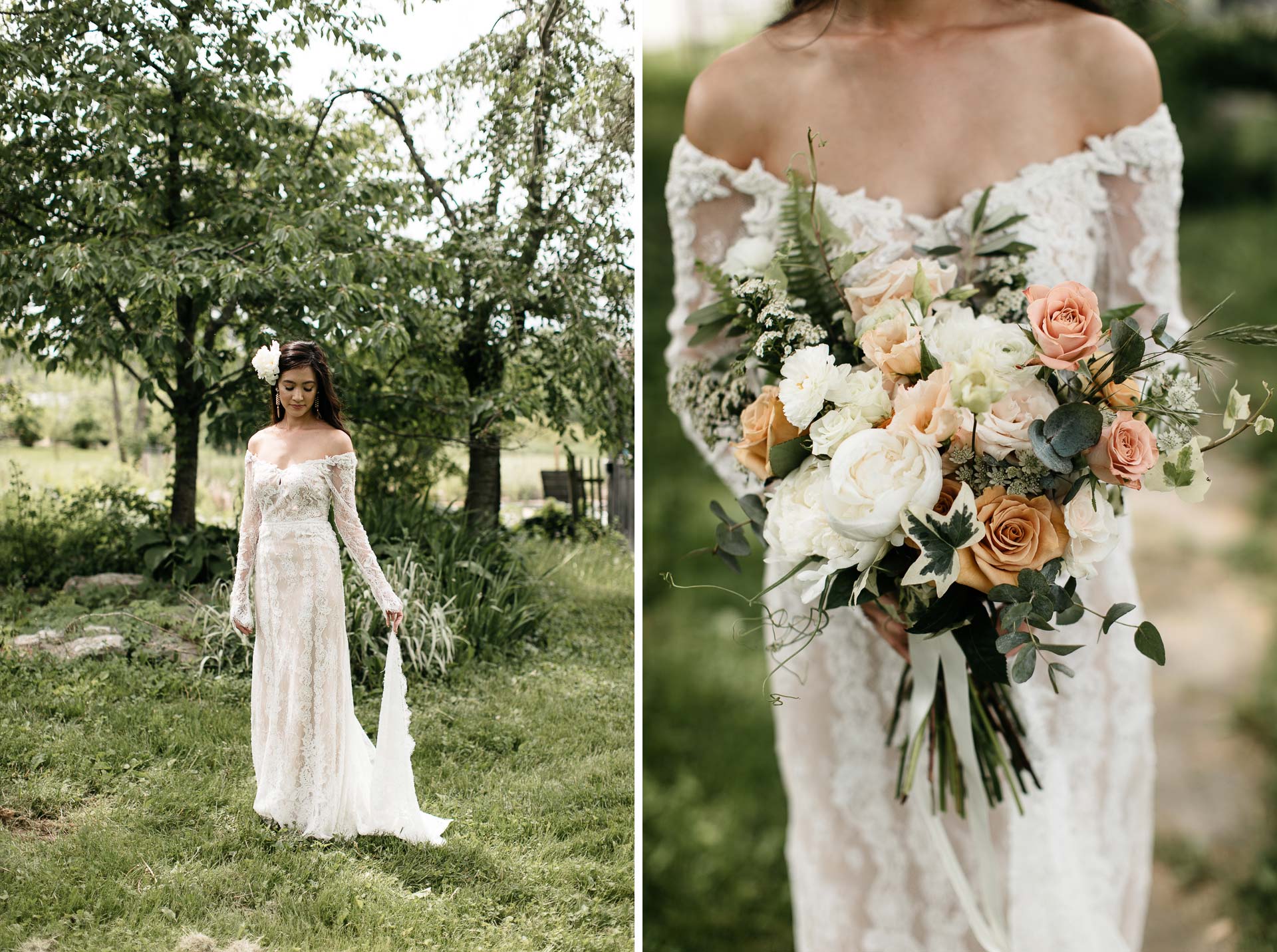 Sarah & Jonathan Wedding Audrey's Farmhouse Greenhouse Catskills, New York, by Jean-Laurent Gaudy