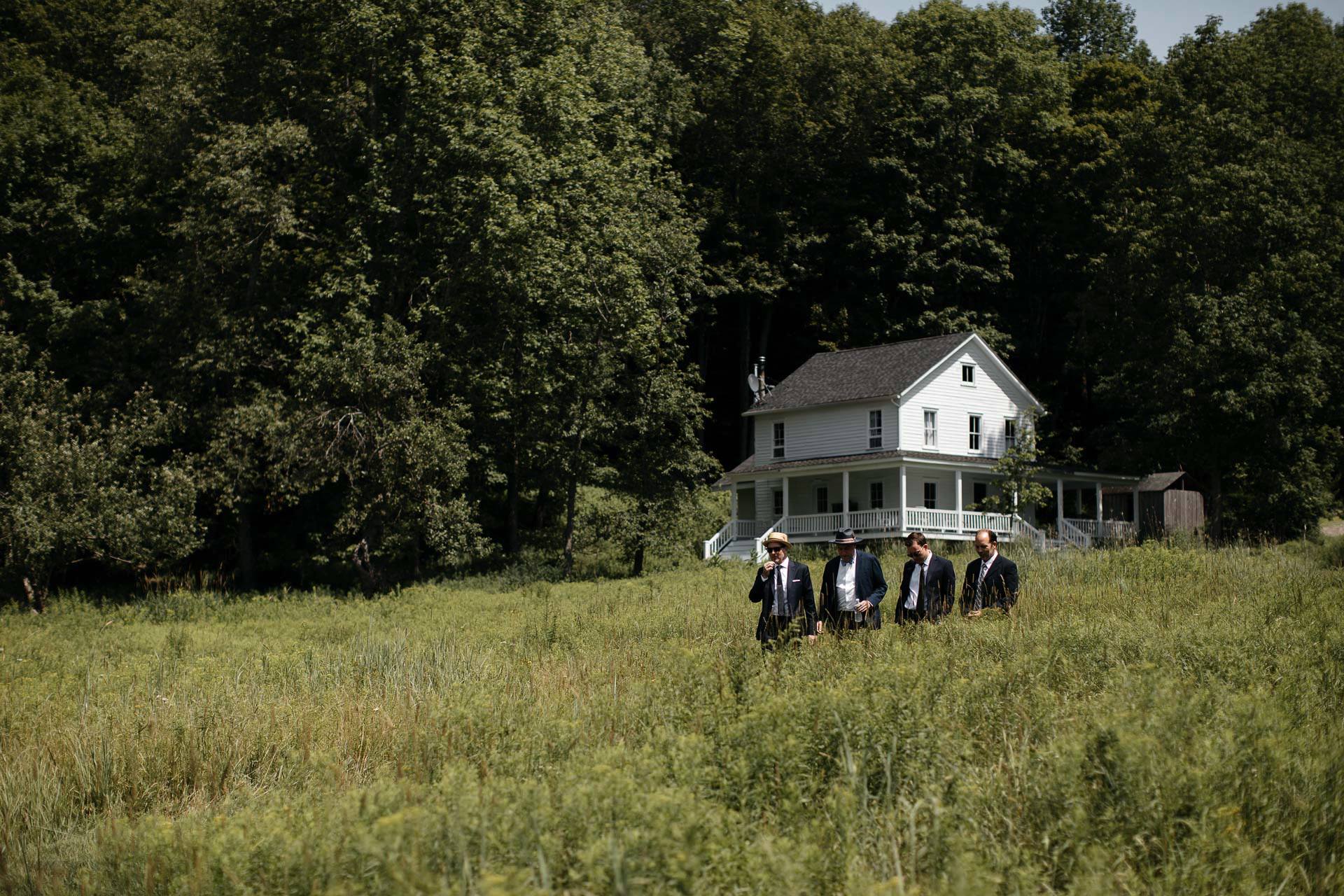 Victoria & Mark Wedding Handsome Hollow, Catskills, by Jean-Laurent Gaudy