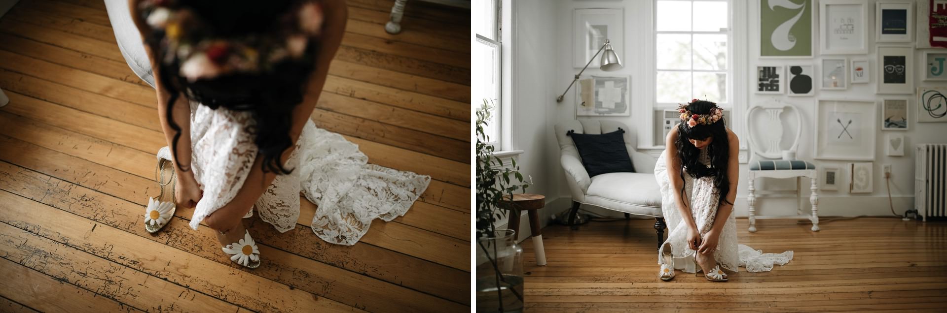 Victoria & Mark Wedding Handsome Hollow, Catskills, by Jean-Laurent Gaudy