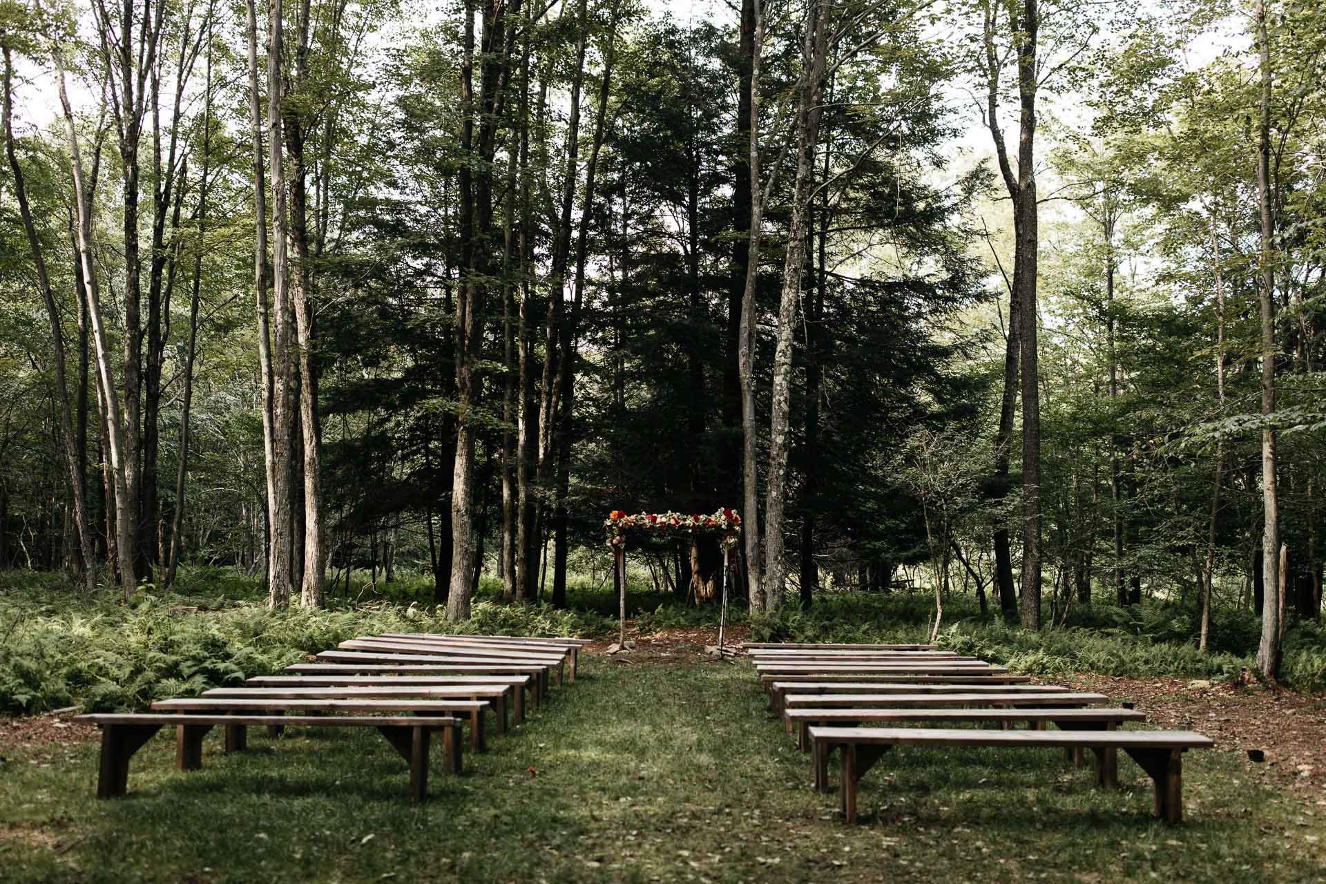 Victoria & Mark Wedding Handsome Hollow, Catskills, by Jean-Laurent Gaudy