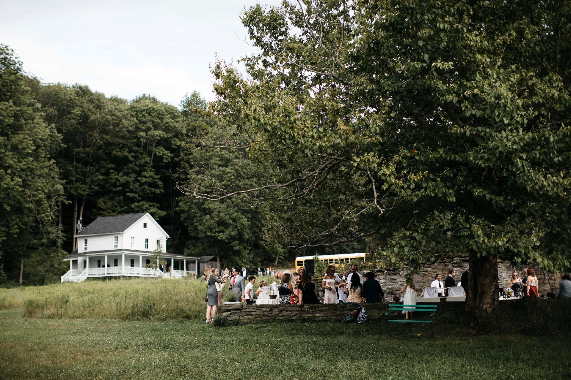 Victoria & Mark Wedding Handsome Hollow, Catskills, by Jean-Laurent Gaudy