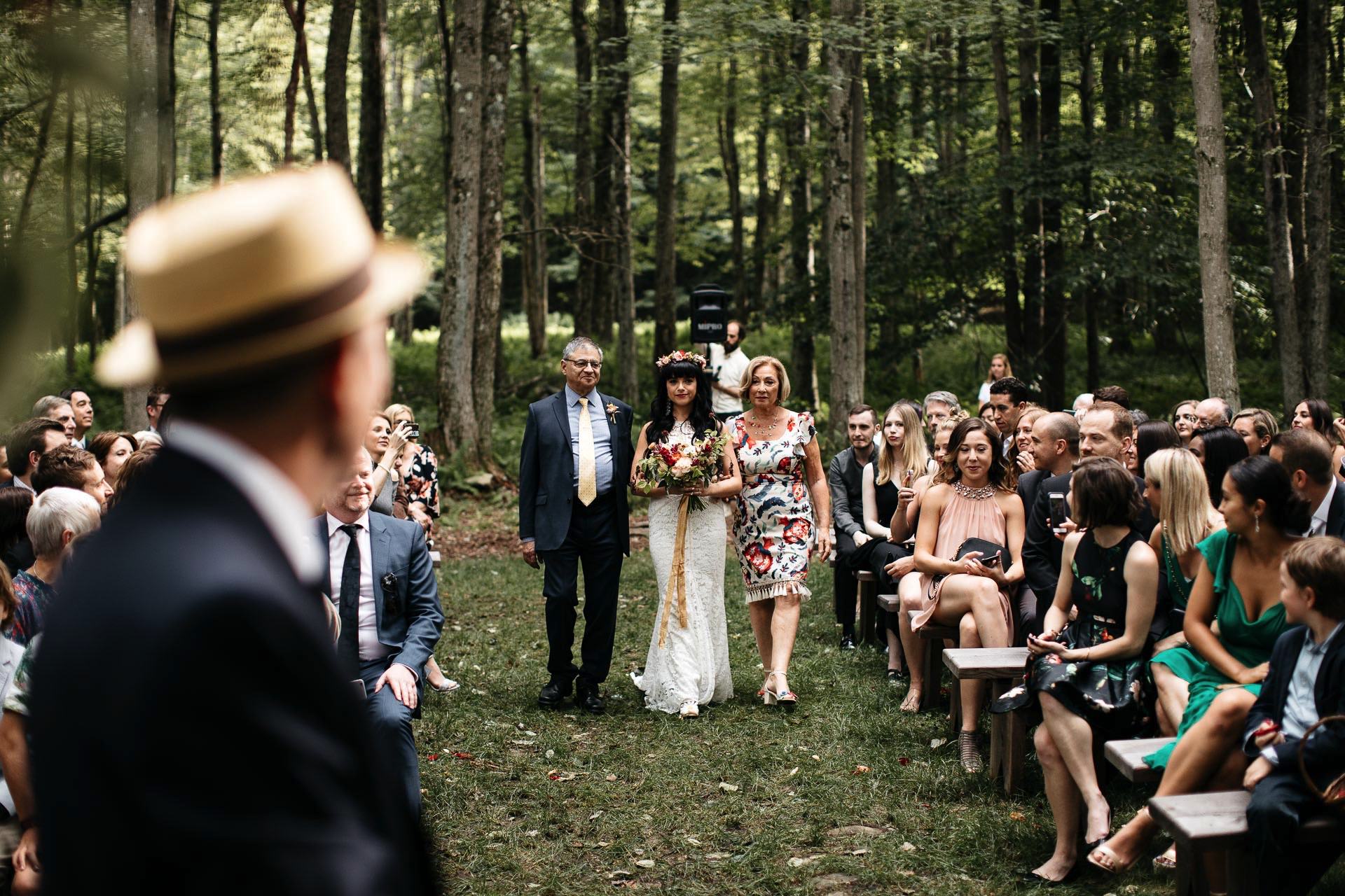 Victoria & Mark Wedding Handsome Hollow, Catskills, by Jean-Laurent Gaudy