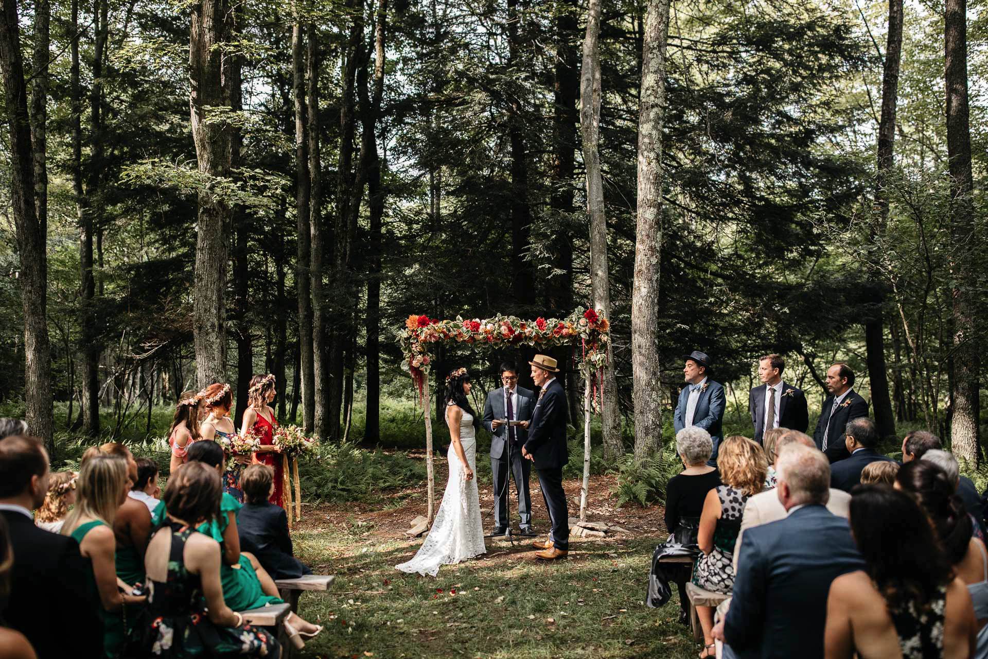 Victoria & Mark Wedding Handsome Hollow, Catskills, by Jean-Laurent Gaudy