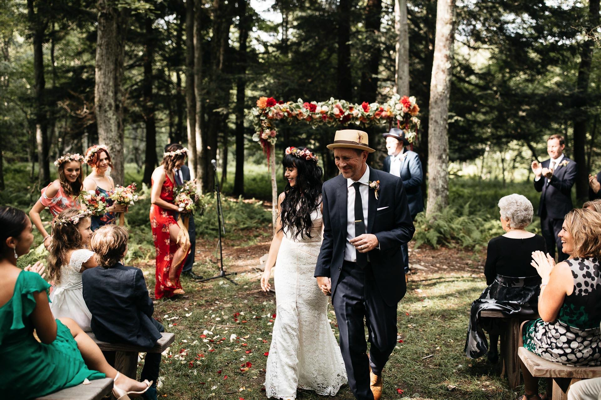 Victoria & Mark Wedding Handsome Hollow, Catskills, by Jean-Laurent Gaudy