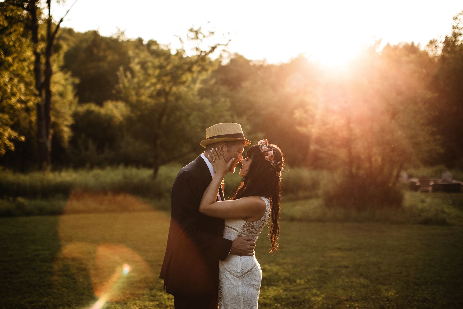 Victoria & Mark Wedding Handsome Hollow, Catskills, by Jean-Laurent Gaudy