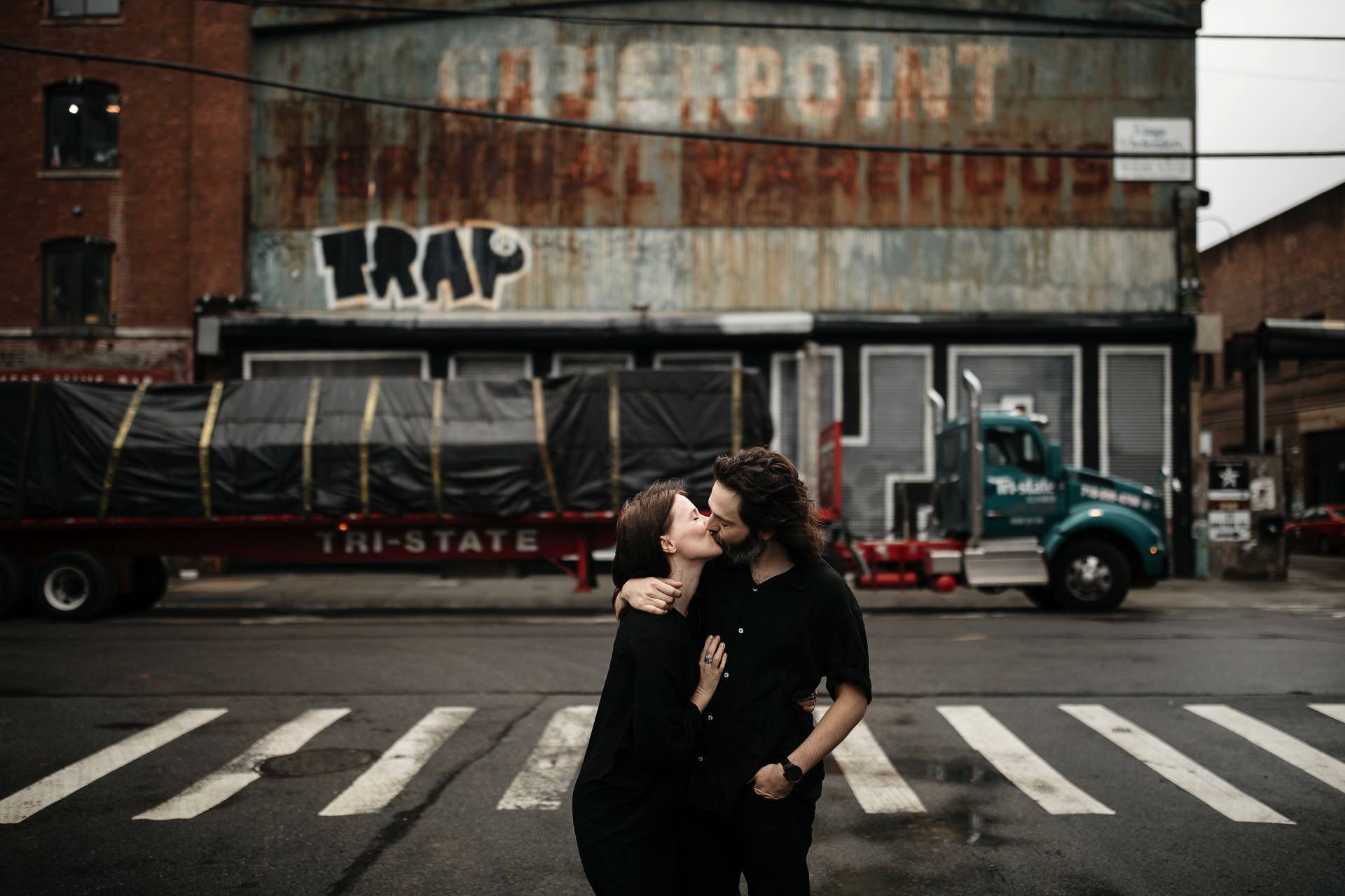 Tara & Sean's Engagement in Brooklyn, New York, by Jean-Laurent Gaudy