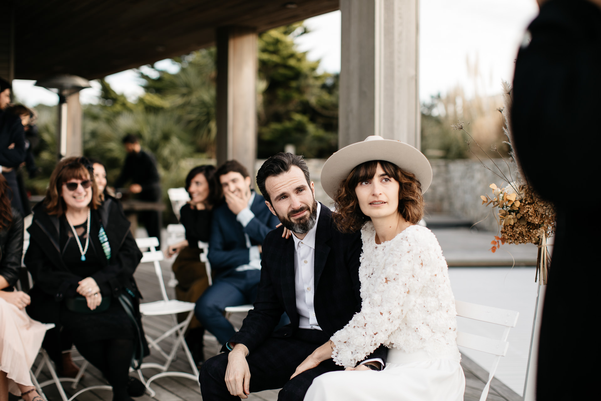 oho Intimate Wedding France, Biarritz, by Jean-Laurent Gaudy