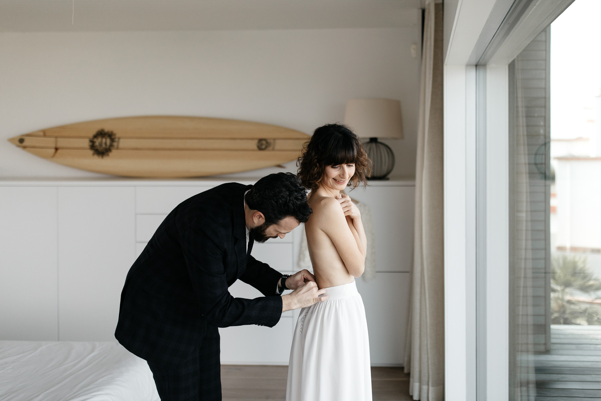 Boho Intimate Wedding France, Biarritz, by Jean-Laurent Gaudy