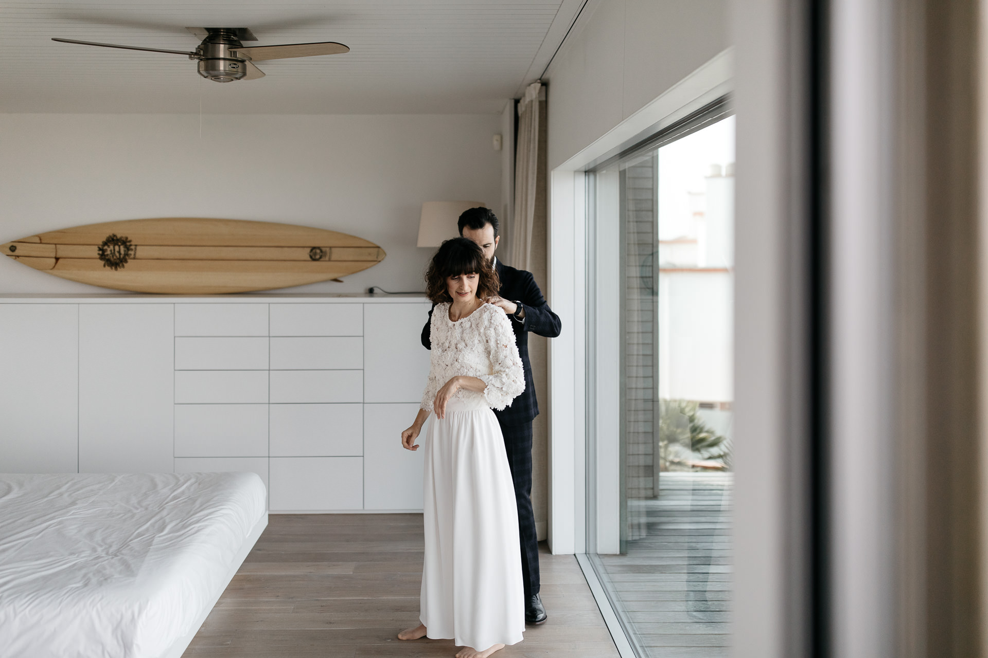 Boho Intimate Wedding France, Biarritz, by Jean-Laurent Gaudy