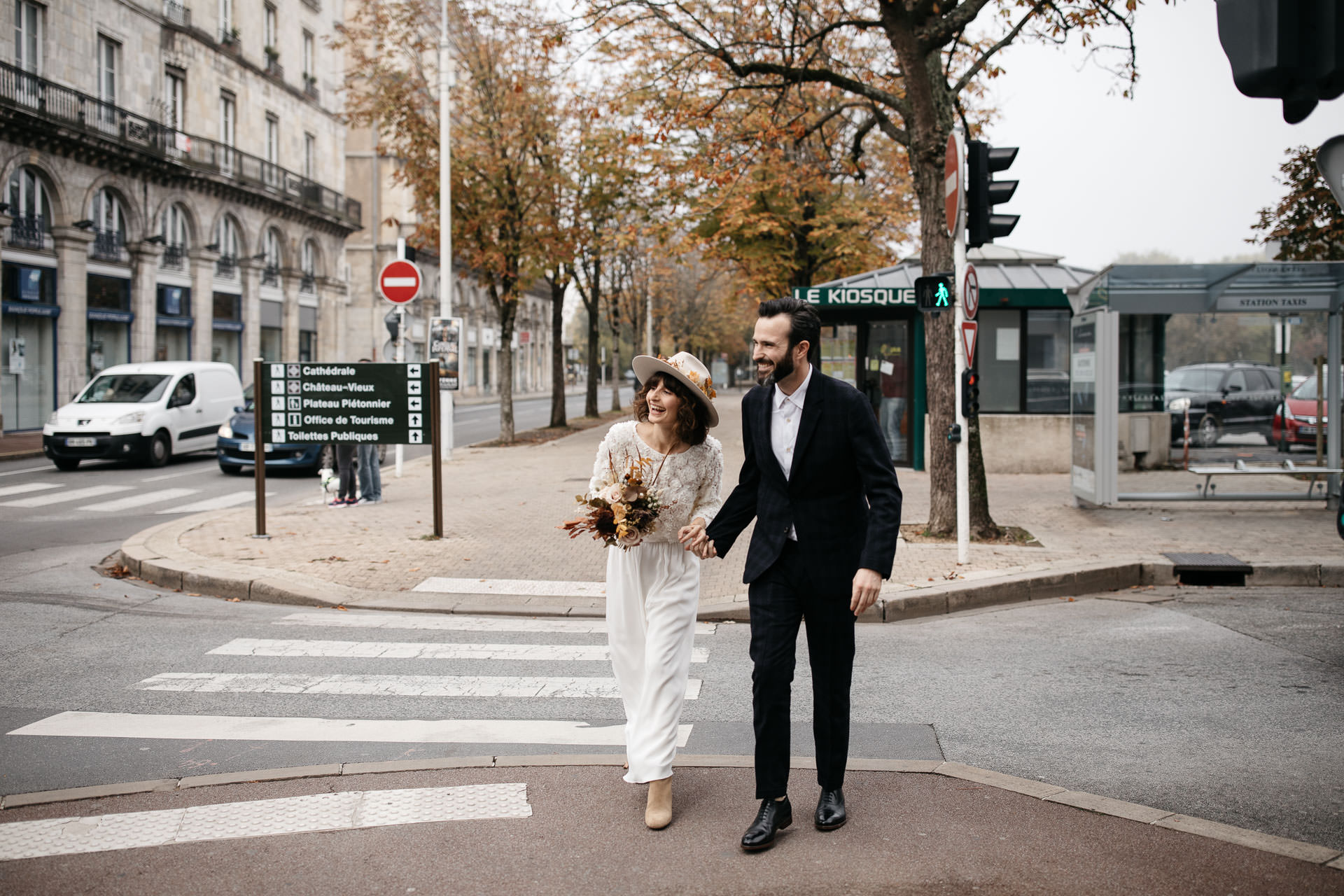 Boho Intimate Wedding France, Biarritz, by Jean-Laurent Gaudy