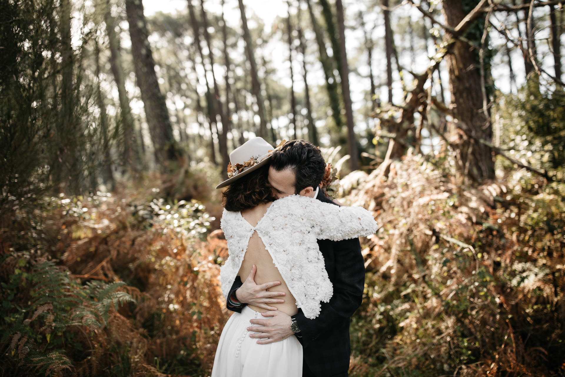 Boho Intimate Wedding France, Biarritz, by Jean-Laurent Gaudy