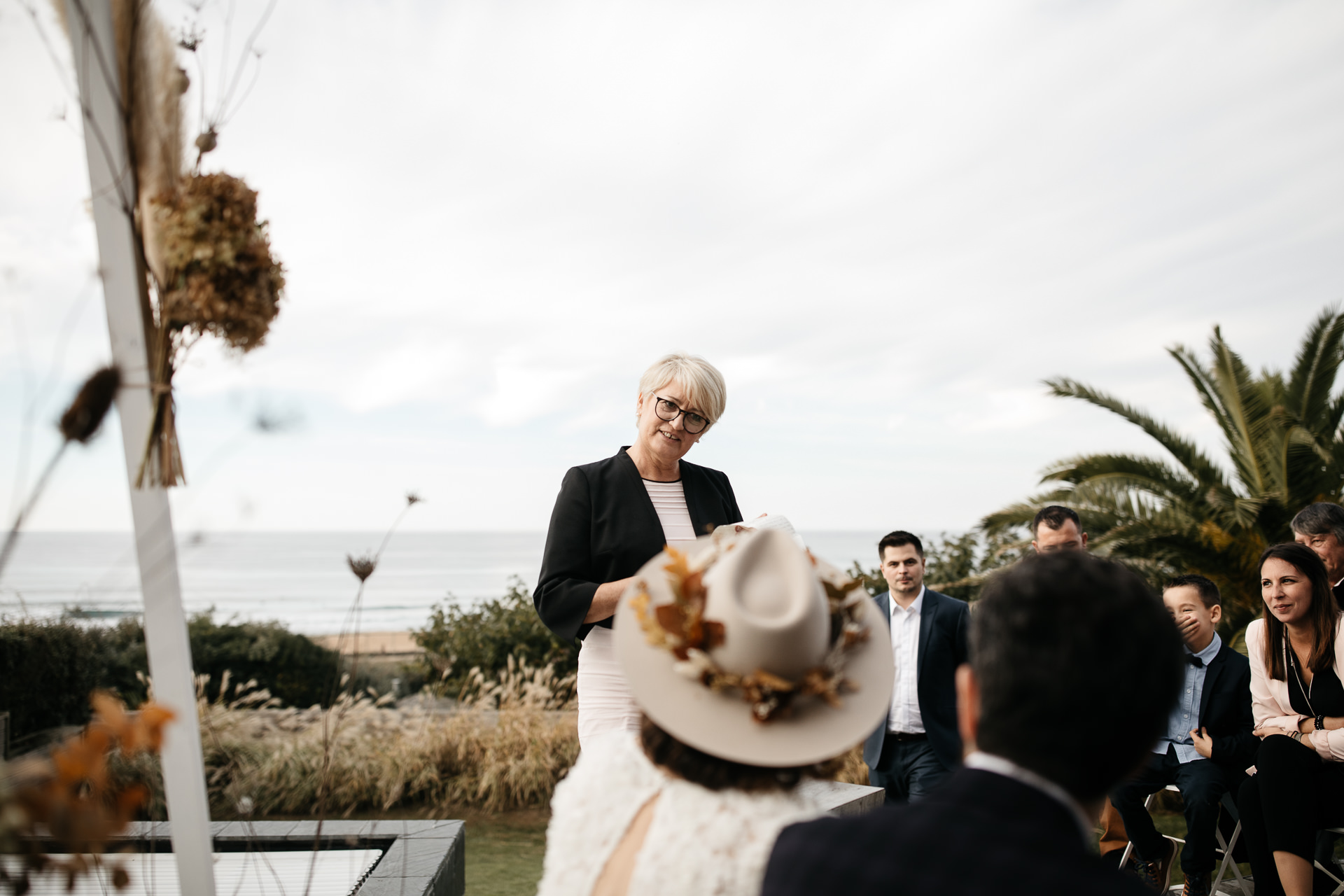 Boho Intimate Wedding France, Biarritz, by Jean-Laurent Gaudy