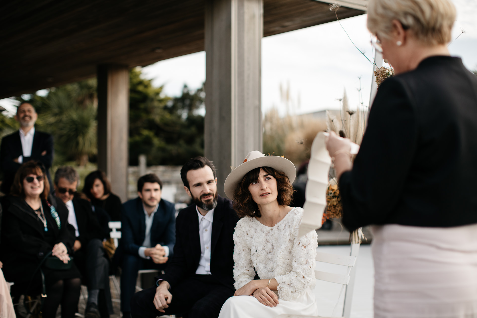 Boho Intimate Wedding France, Biarritz, by Jean-Laurent Gaudy
