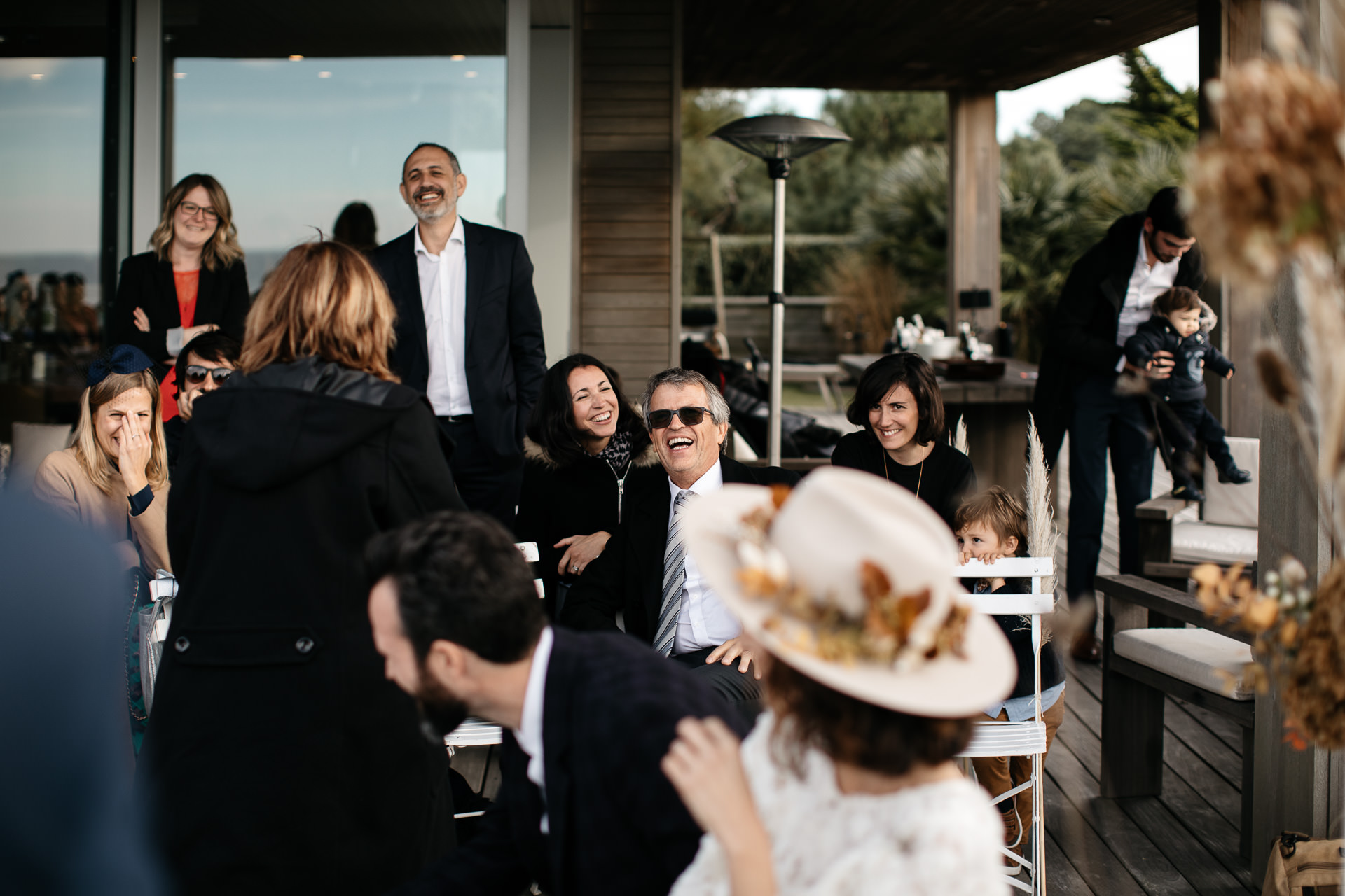 Boho Intimate Wedding France, Biarritz, by Jean-Laurent Gaudy