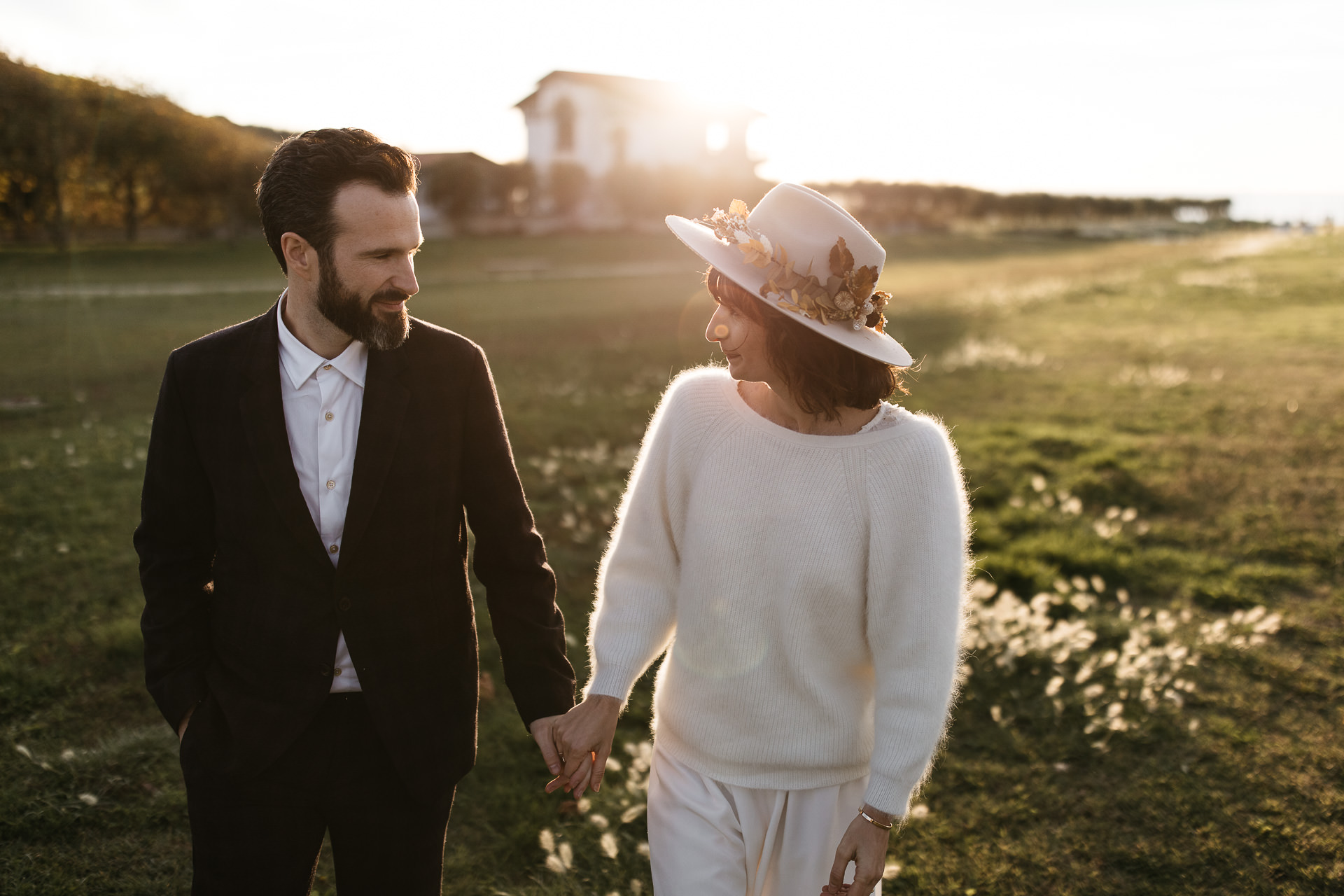 Boho Intimate Wedding France, Biarritz, by Jean-Laurent Gaudy