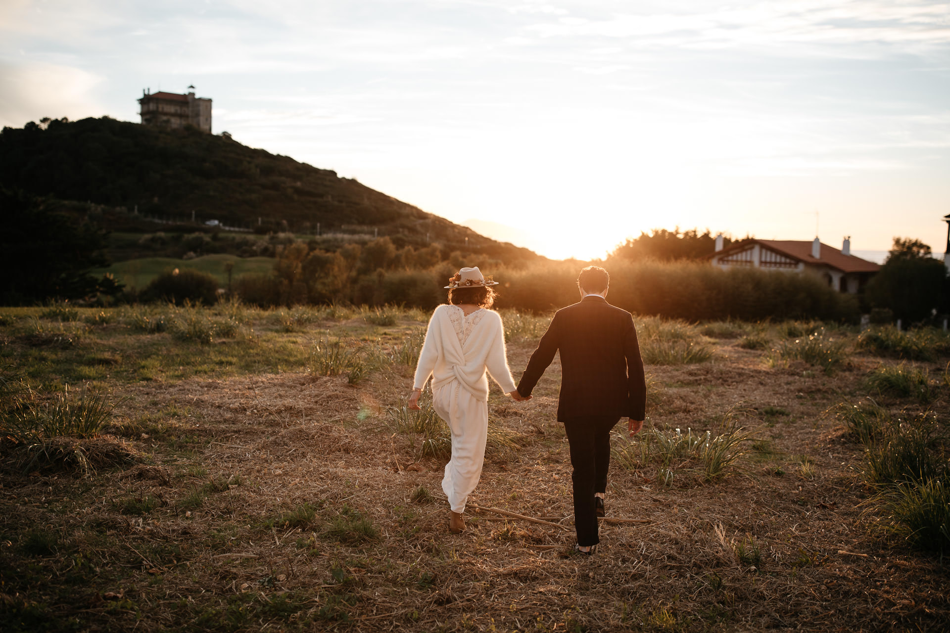 Boho Intimate Wedding France, Biarritz, by Jean-Laurent Gaudy