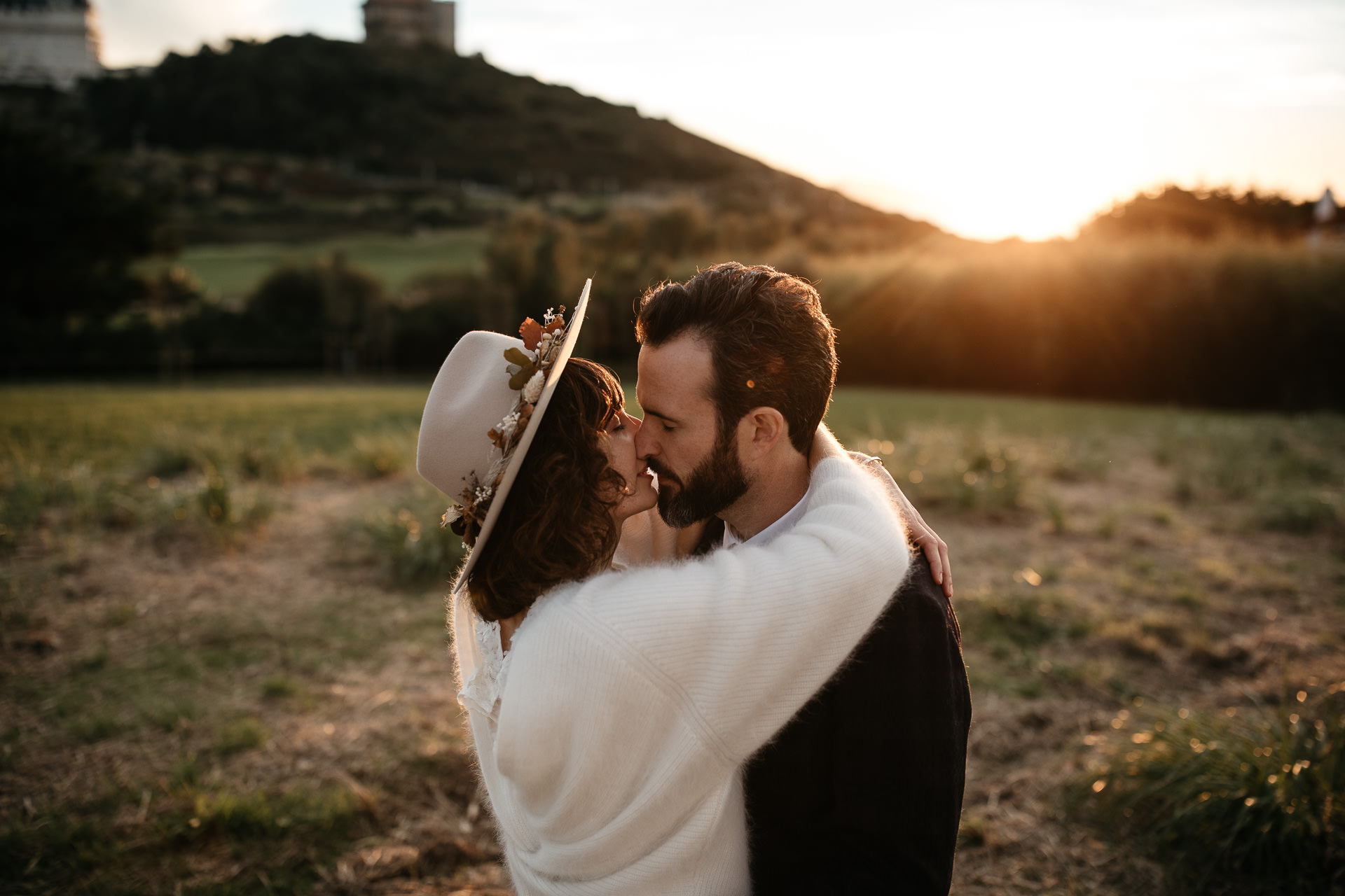 Boho Intimate Wedding France, Biarritz, by Jean-Laurent Gaudy