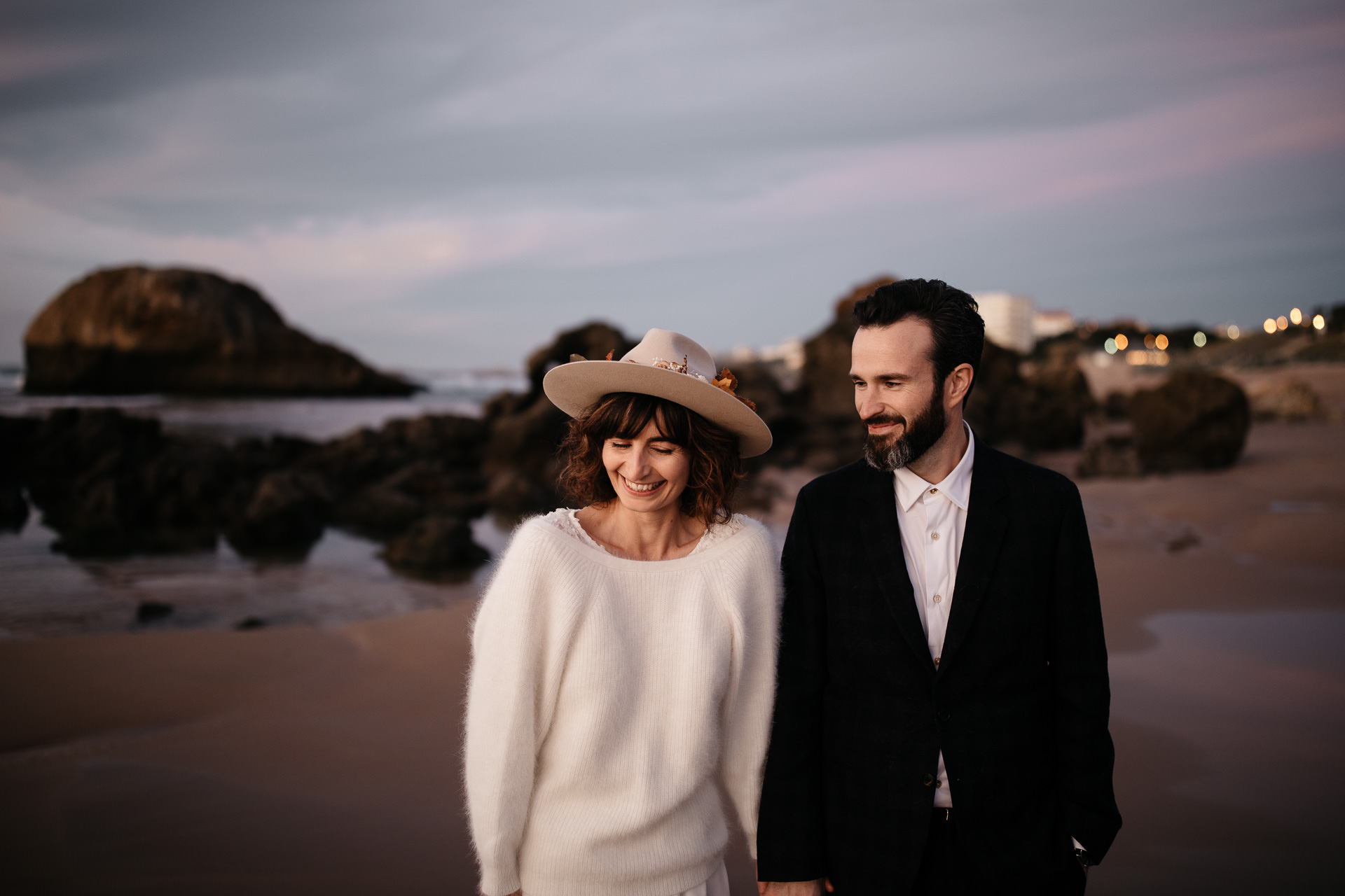 Boho Intimate Wedding France, Biarritz, by Jean-Laurent Gaudy
