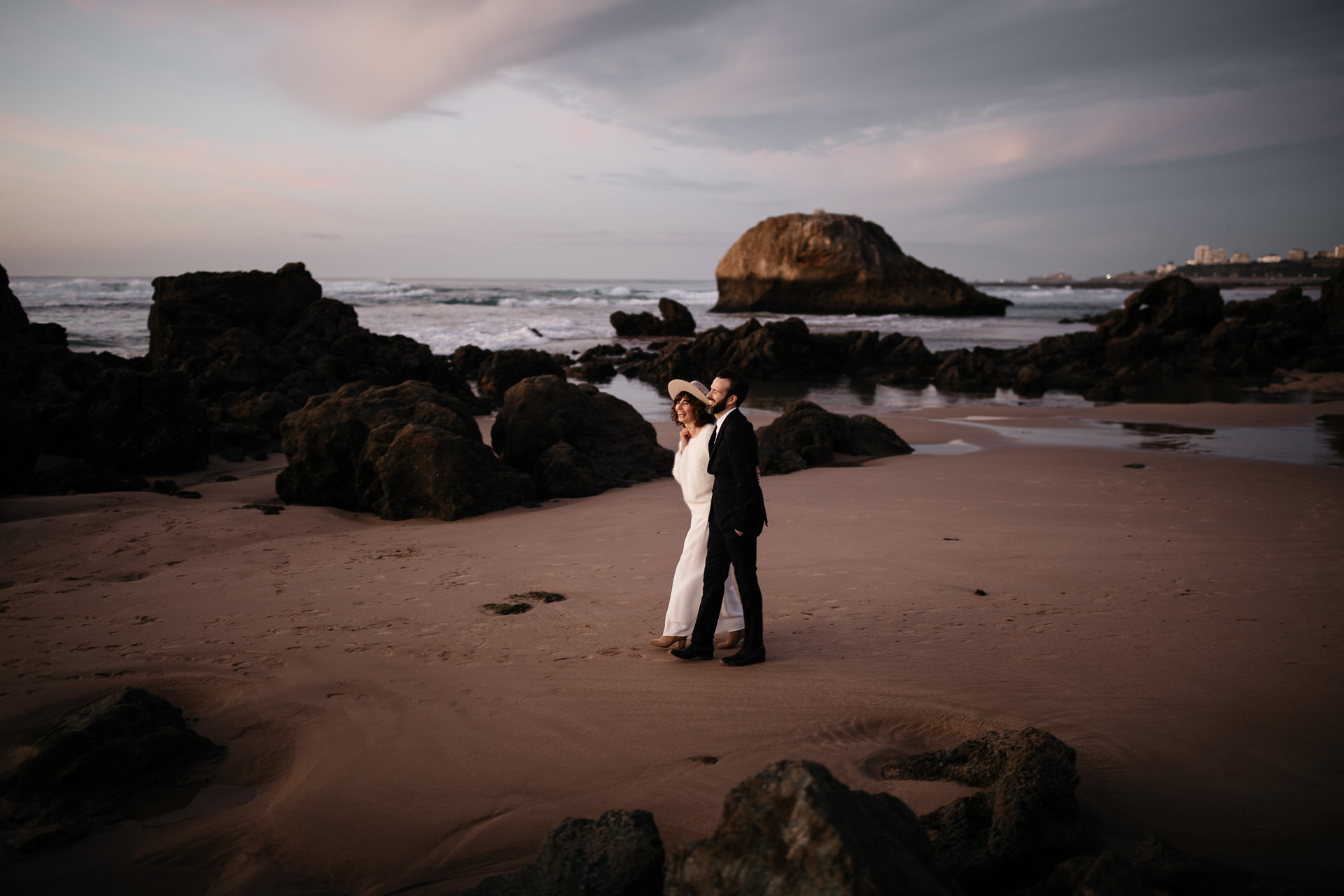 Boho Intimate Wedding France, Biarritz, by Jean-Laurent Gaudy
