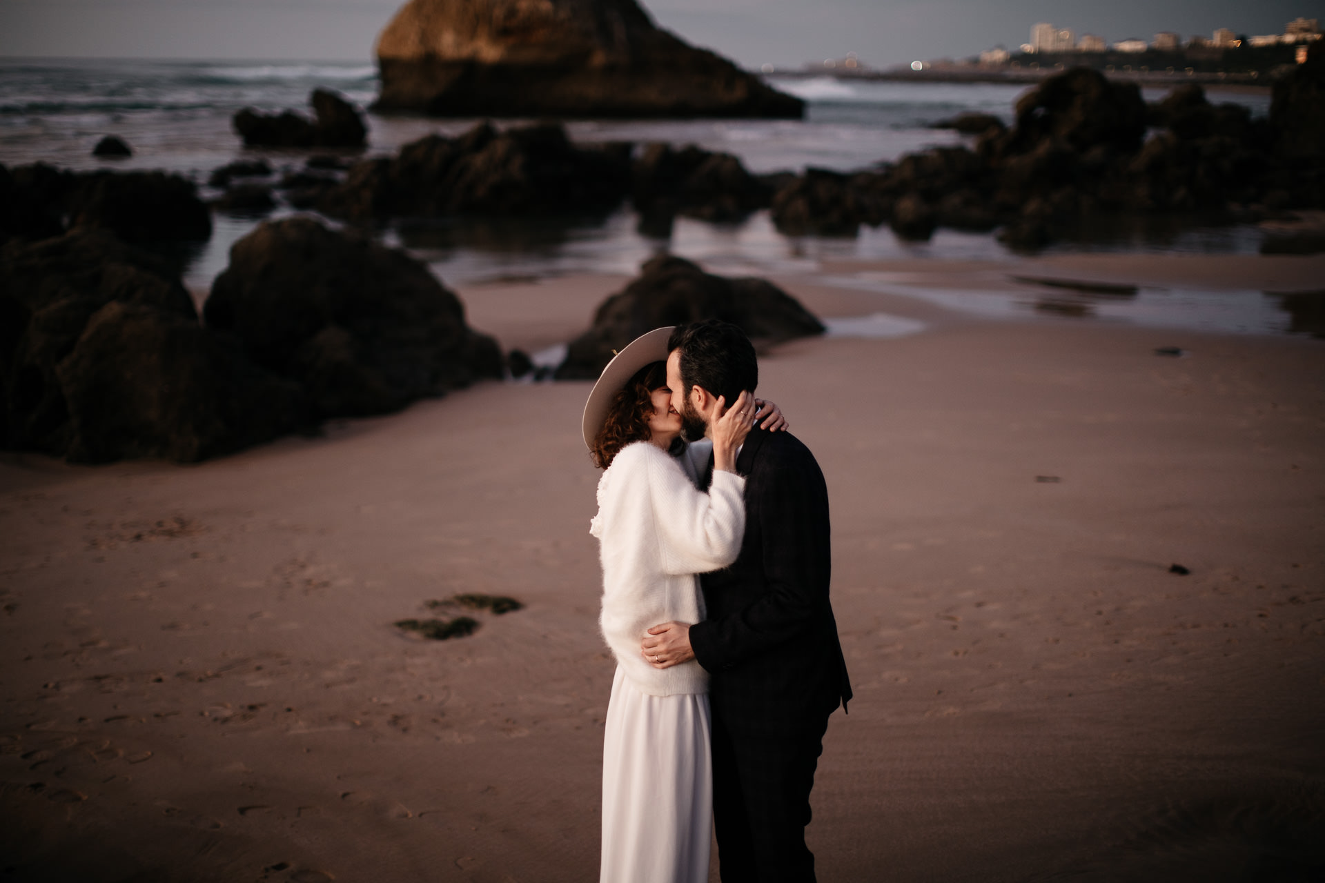 Boho Intimate Wedding France, Biarritz, by Jean-Laurent Gaudy