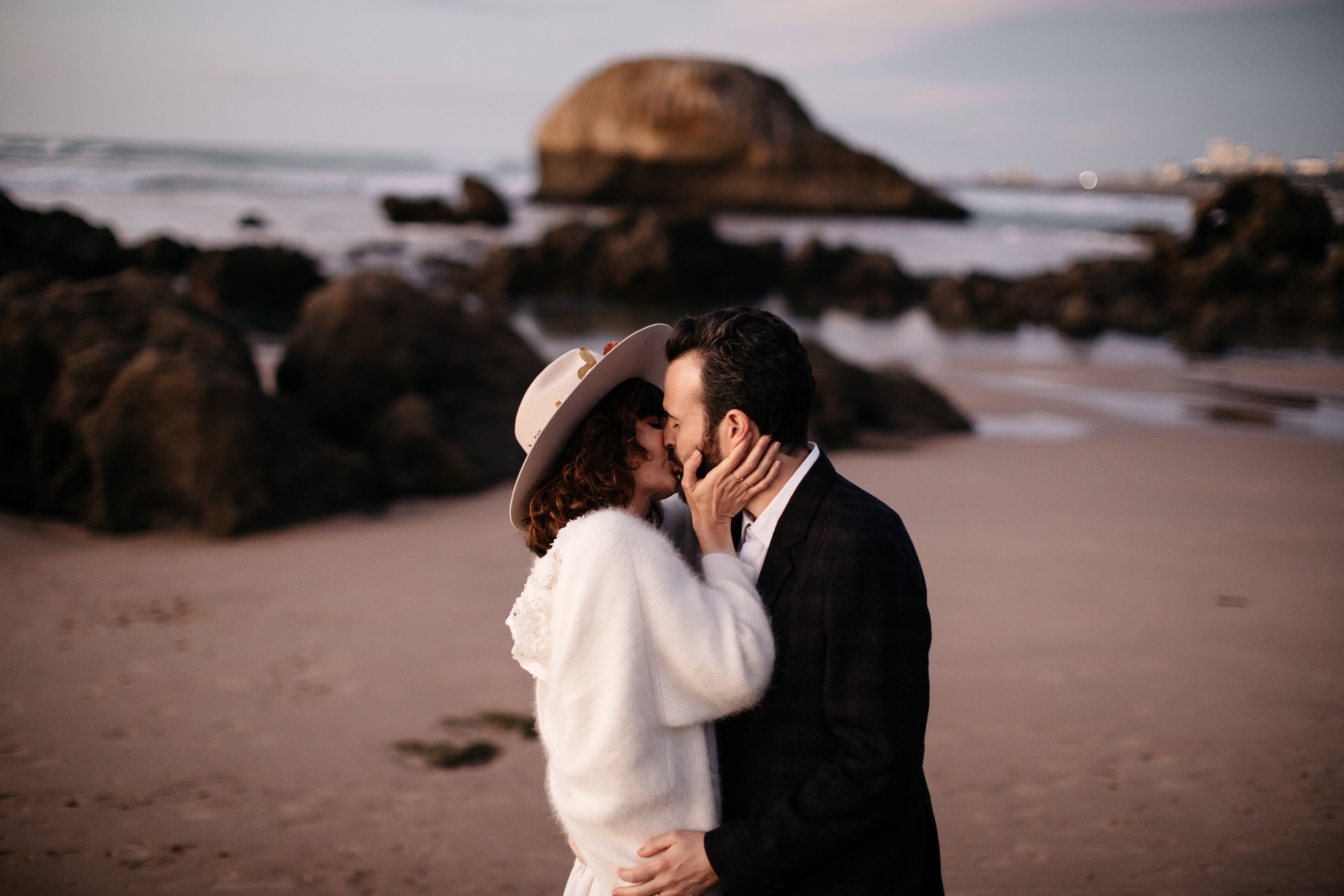 Boho Intimate Wedding France, Biarritz, by Jean-Laurent Gaudy