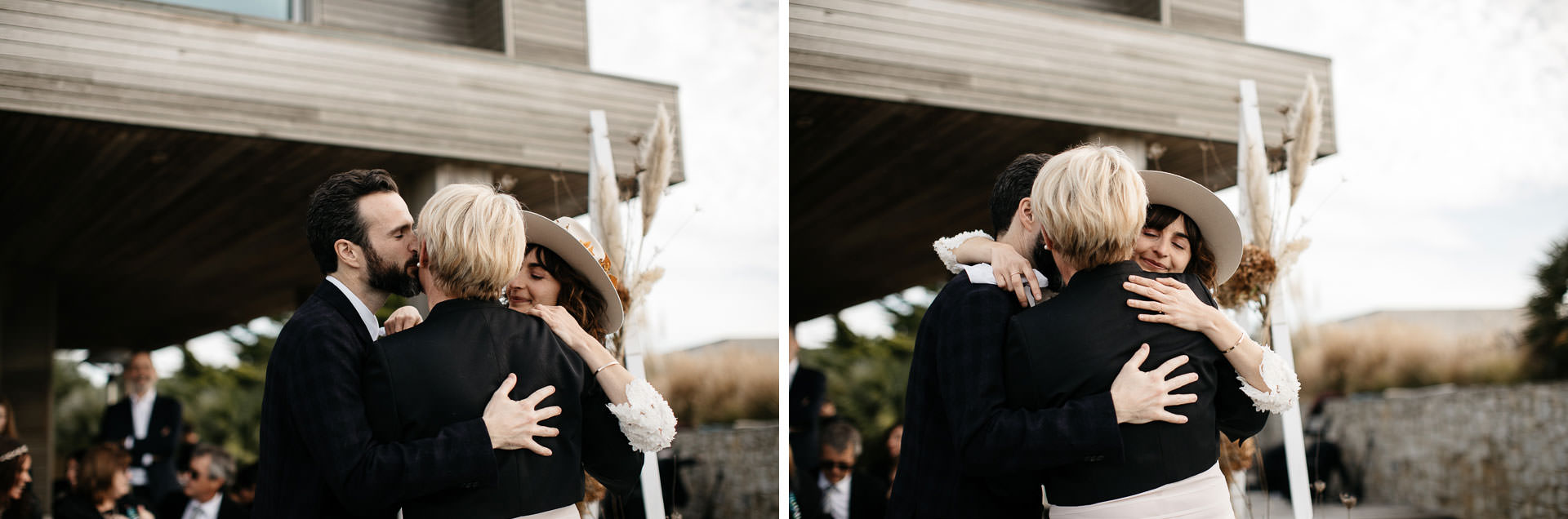 Boho Intimate Wedding France, Biarritz, by Jean-Laurent Gaudy