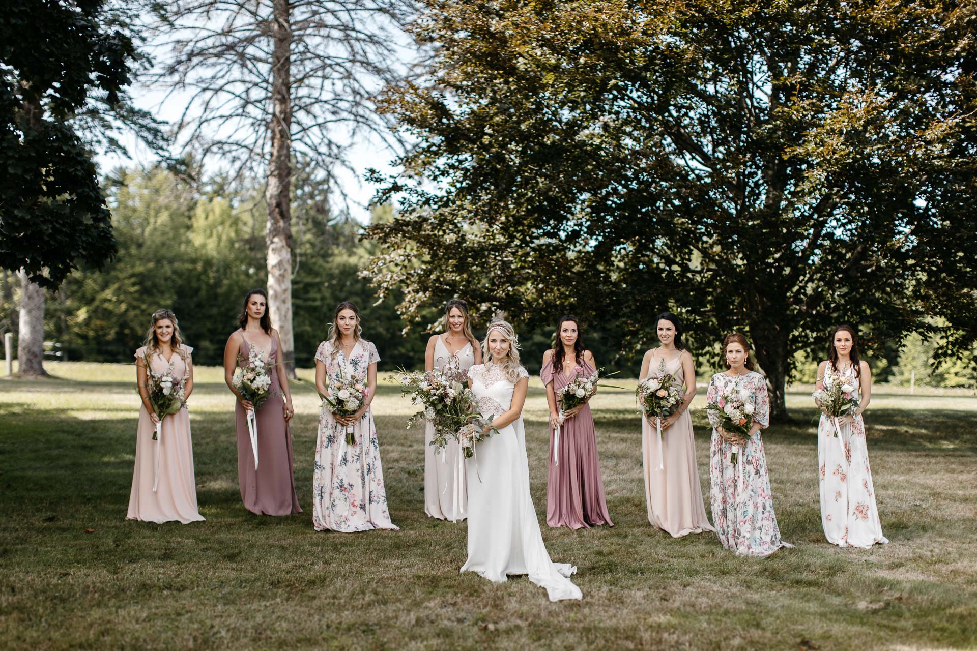 Boho Intimate Wedding in Maine By Jean-Laurent Gaudy Photography