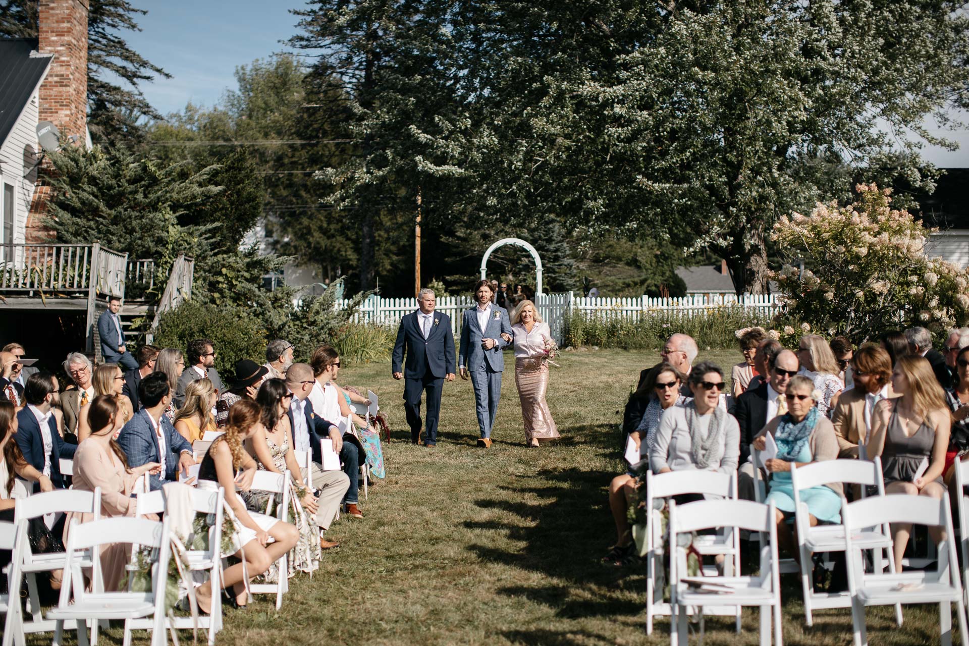 Boho Intimate Wedding in Maine By Jean-Laurent Gaudy Photography