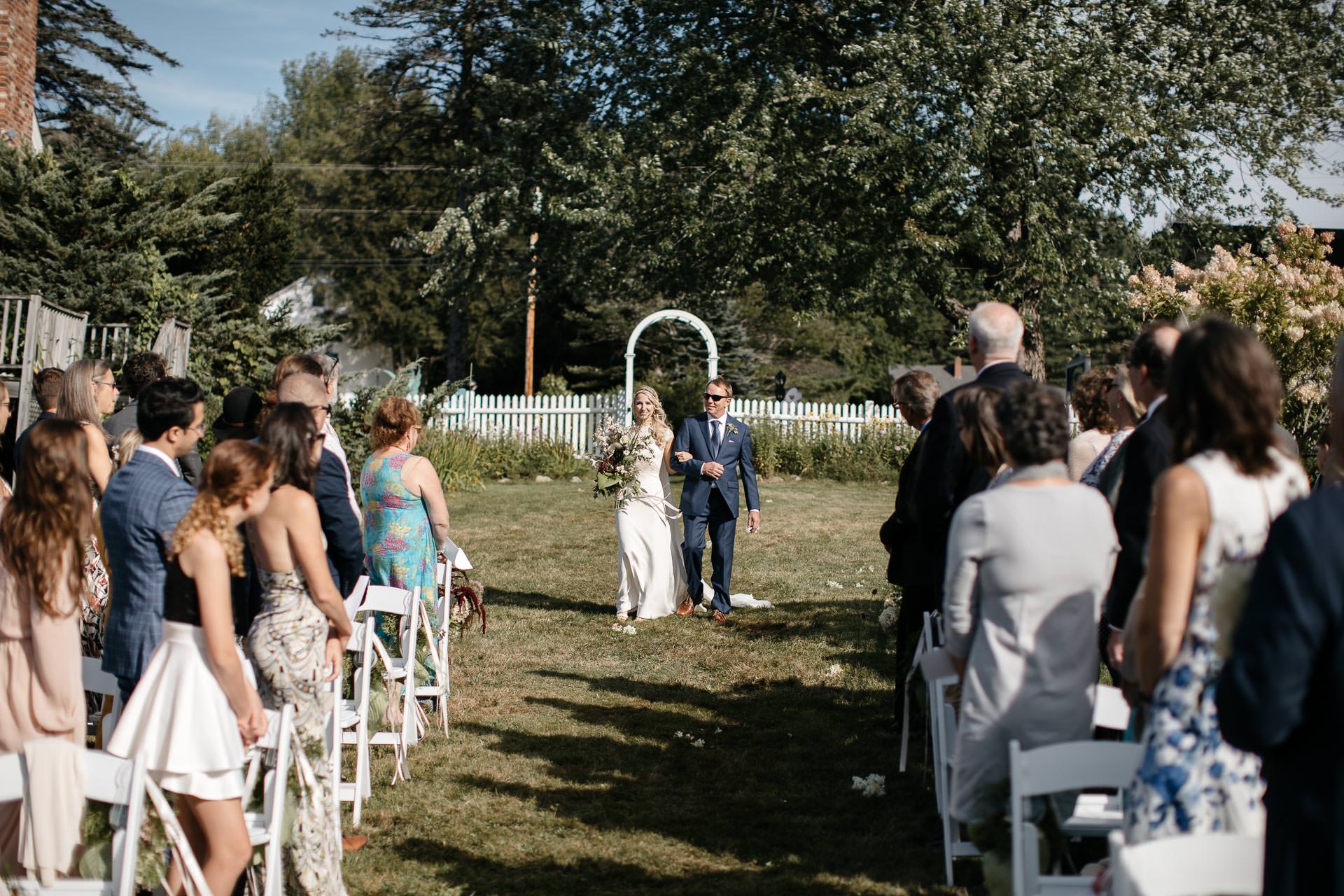 Boho Intimate Wedding in Maine By Jean-Laurent Gaudy Photography