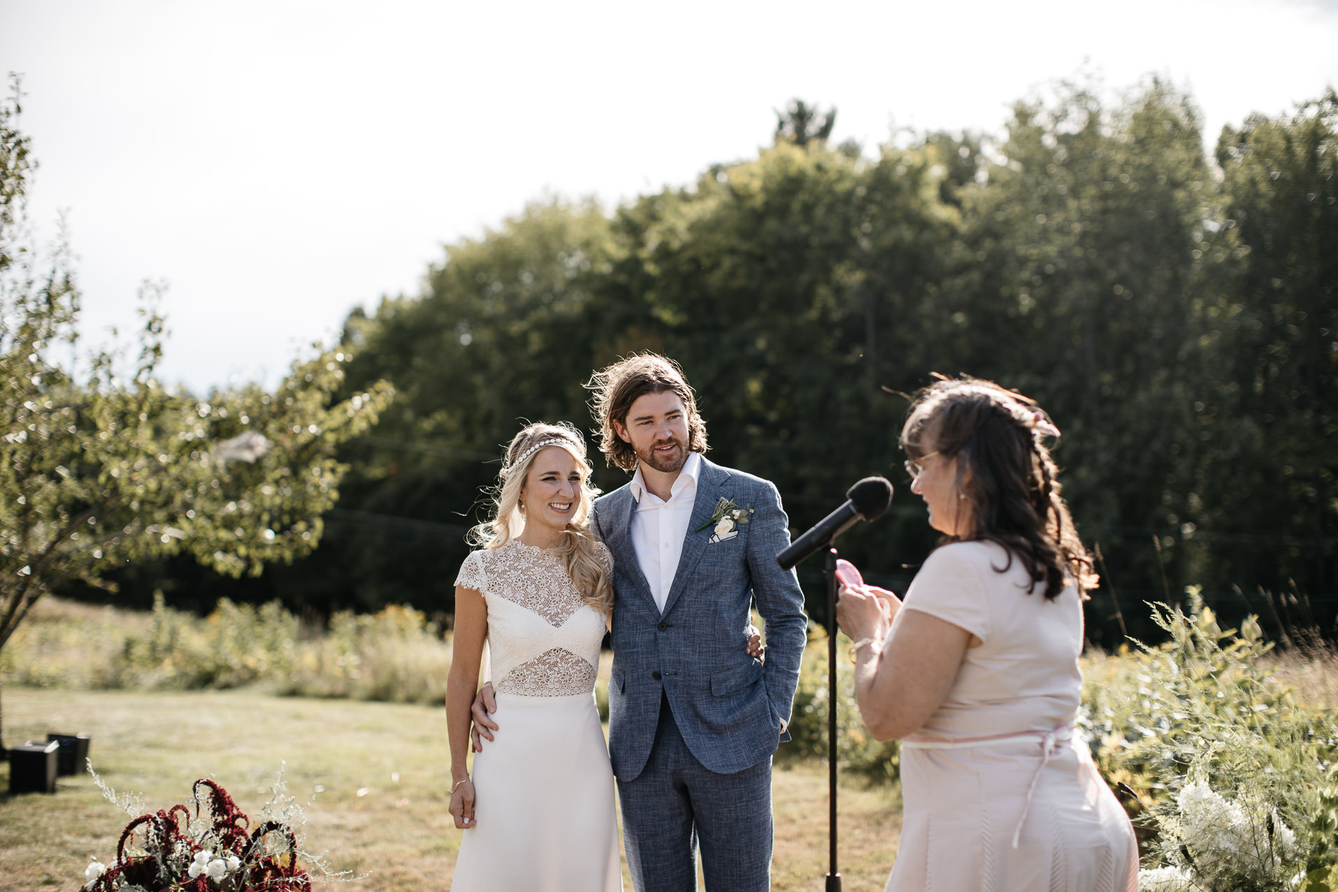 Boho Intimate Wedding in Maine By Jean-Laurent Gaudy Photography