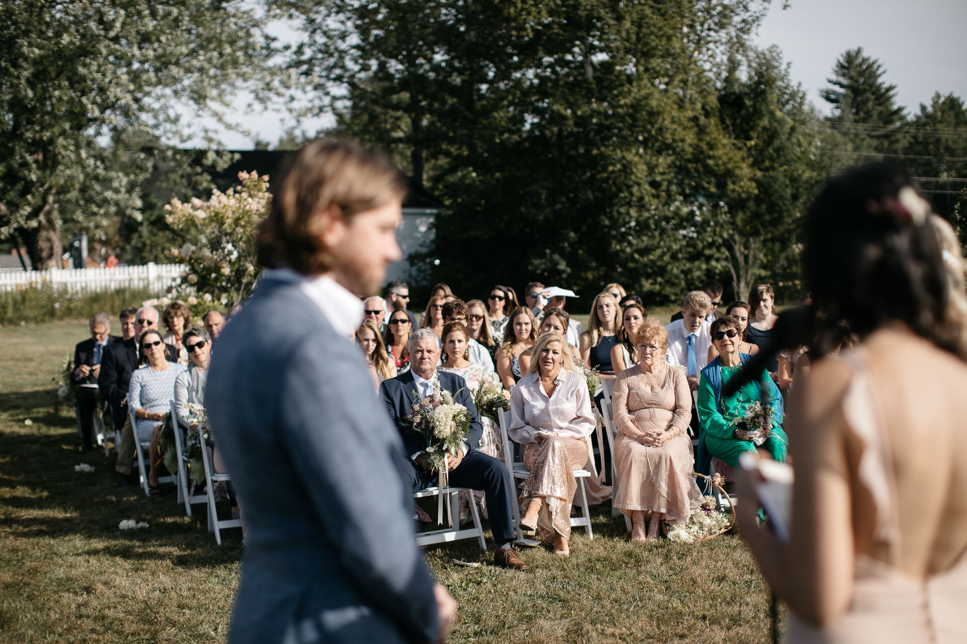 Boho Intimate Wedding in Maine By Jean-Laurent Gaudy Photography