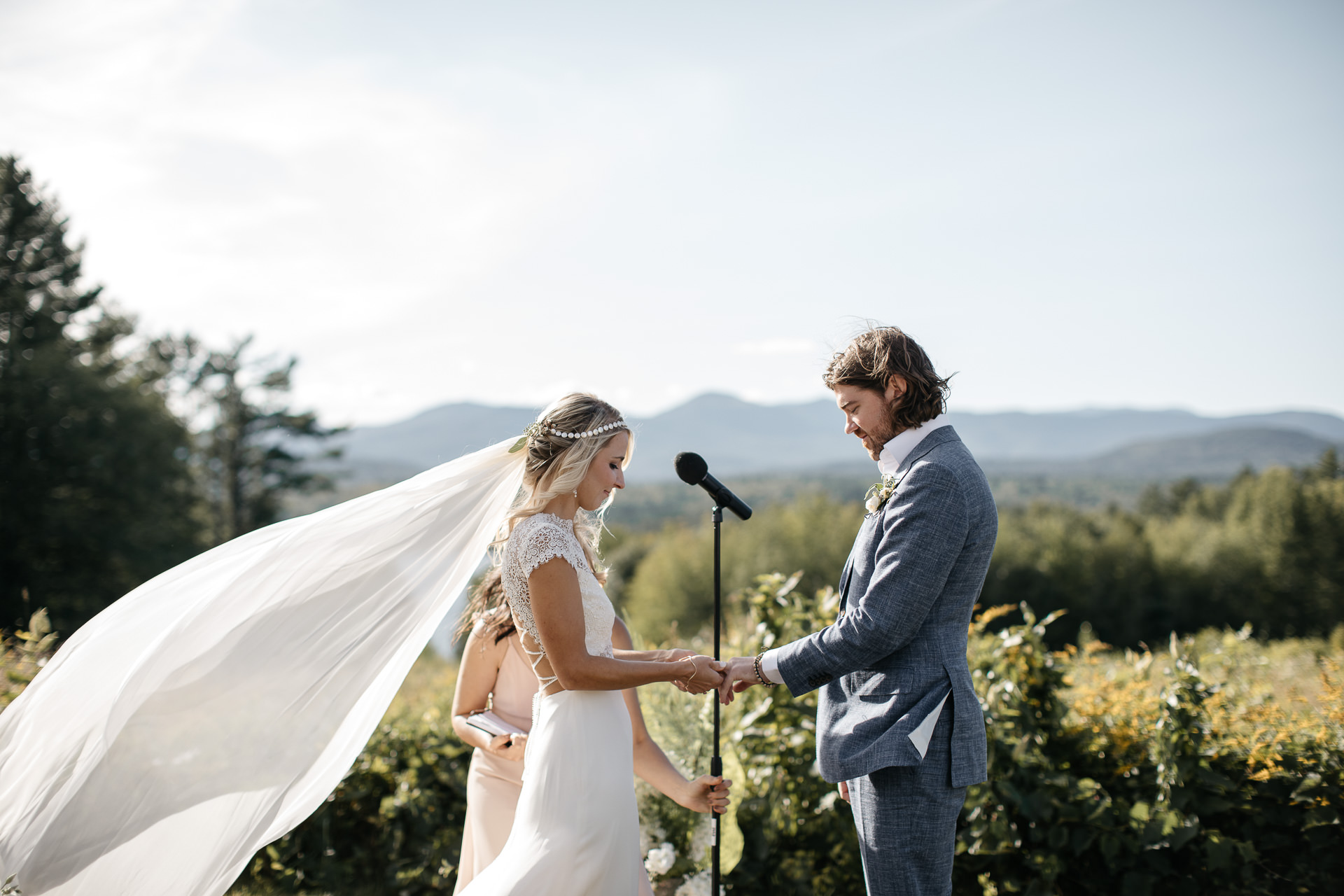 Boho Intimate Wedding in Maine By Jean-Laurent Gaudy Photography