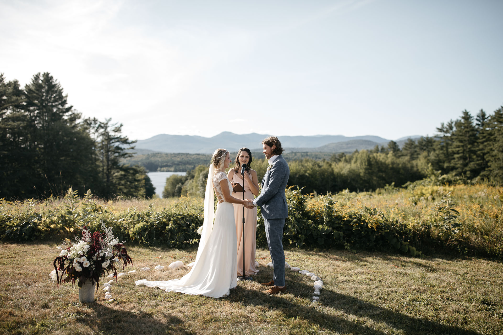 Boho Intimate Wedding in Maine By Jean-Laurent Gaudy Photography