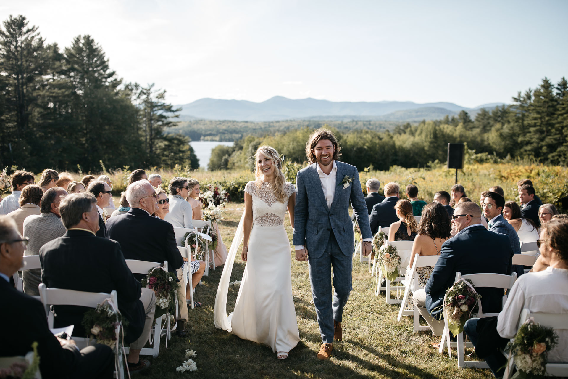 Boho Intimate Wedding in Maine By Jean-Laurent Gaudy Photography