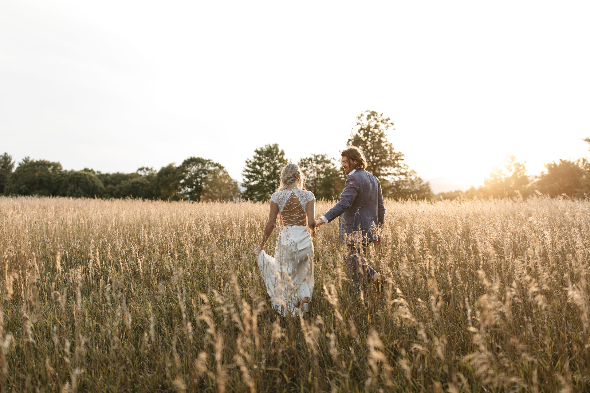 Boho Intimate Wedding in Maine By Jean-Laurent Gaudy Photography