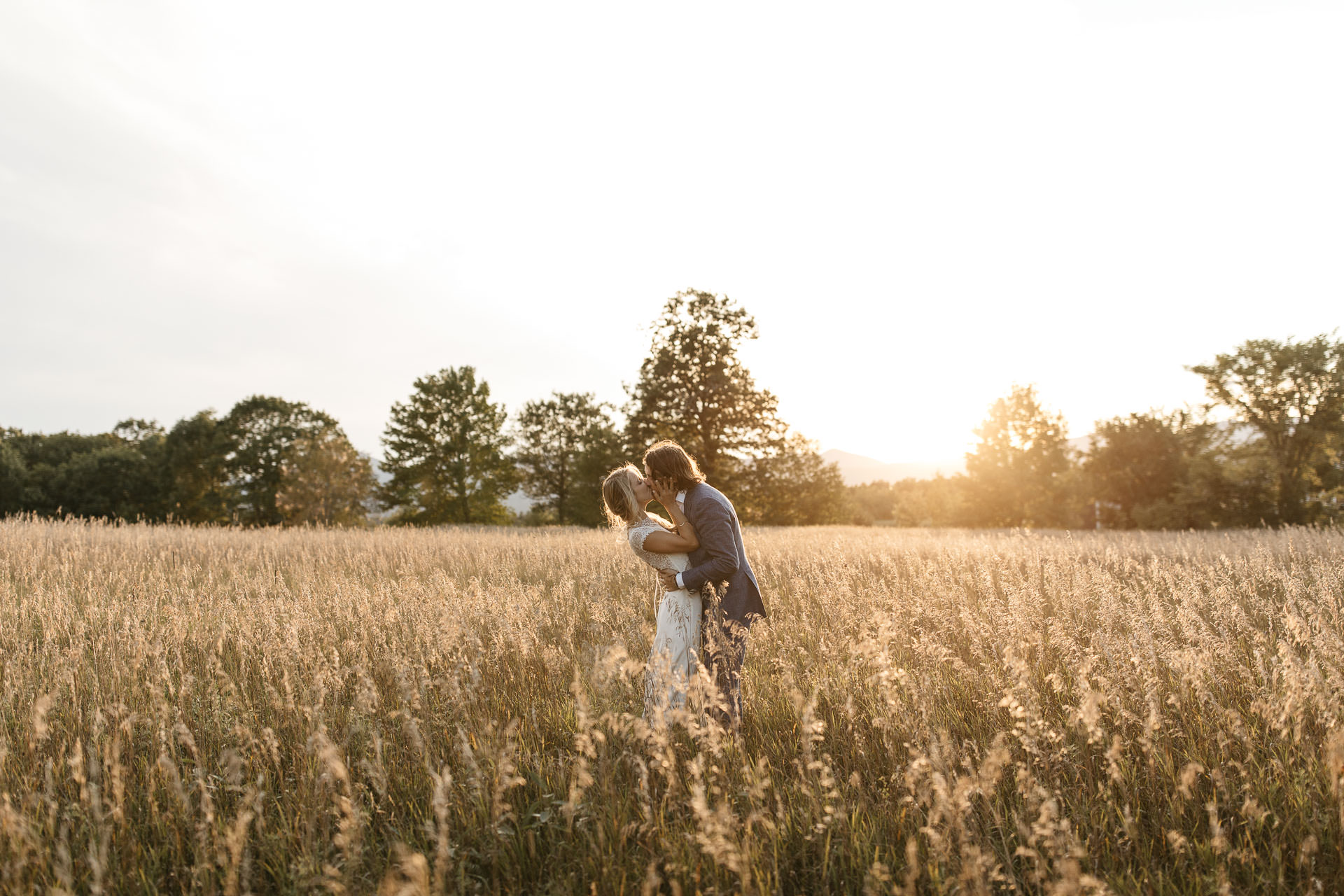 Boho Intimate Wedding in Maine By Jean-Laurent Gaudy Photography