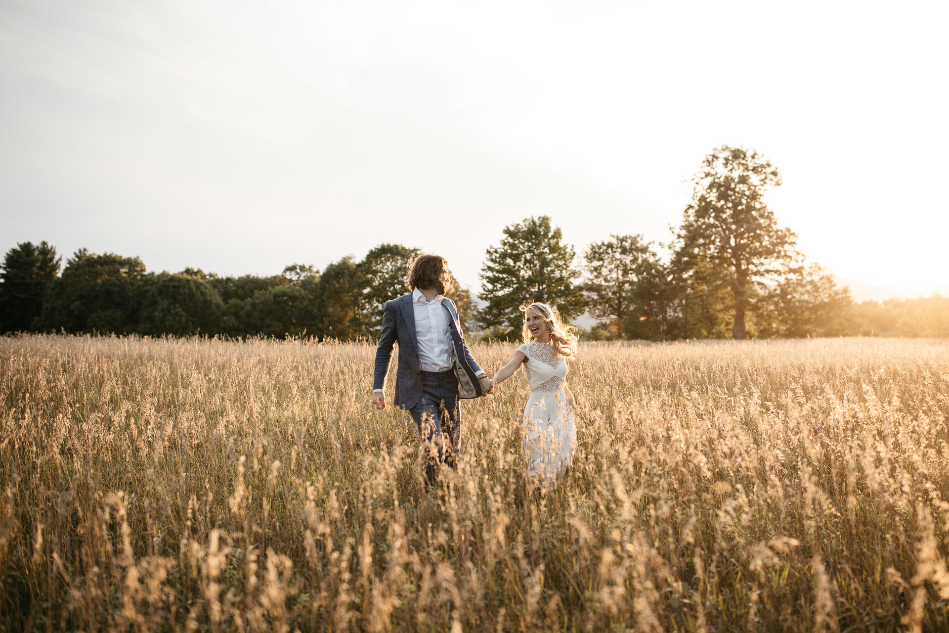 Boho Intimate Wedding in Maine By Jean-Laurent Gaudy Photography