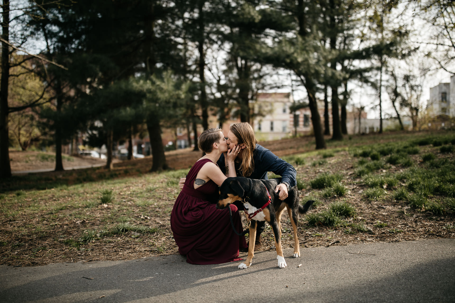 Engagement Session in Brooklyn by Jean-Laurent Gaudy Photography
