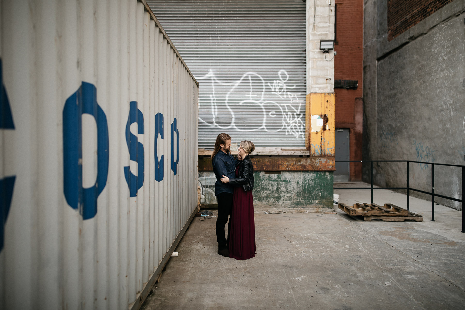 Engagement Session in Brooklyn by Jean-Laurent Gaudy Photography