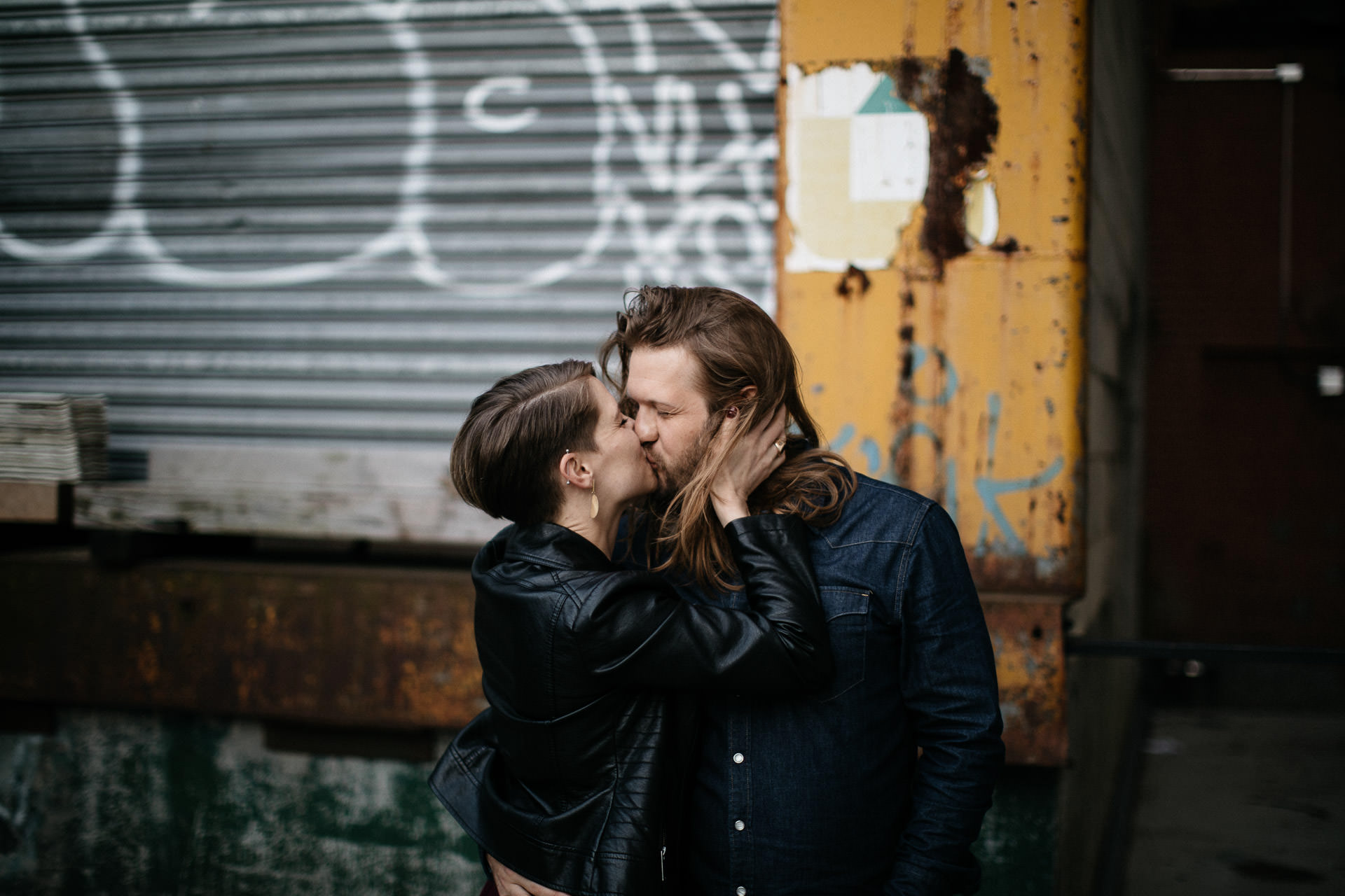 Engagement Session in Brooklyn by Jean-Laurent Gaudy Photography