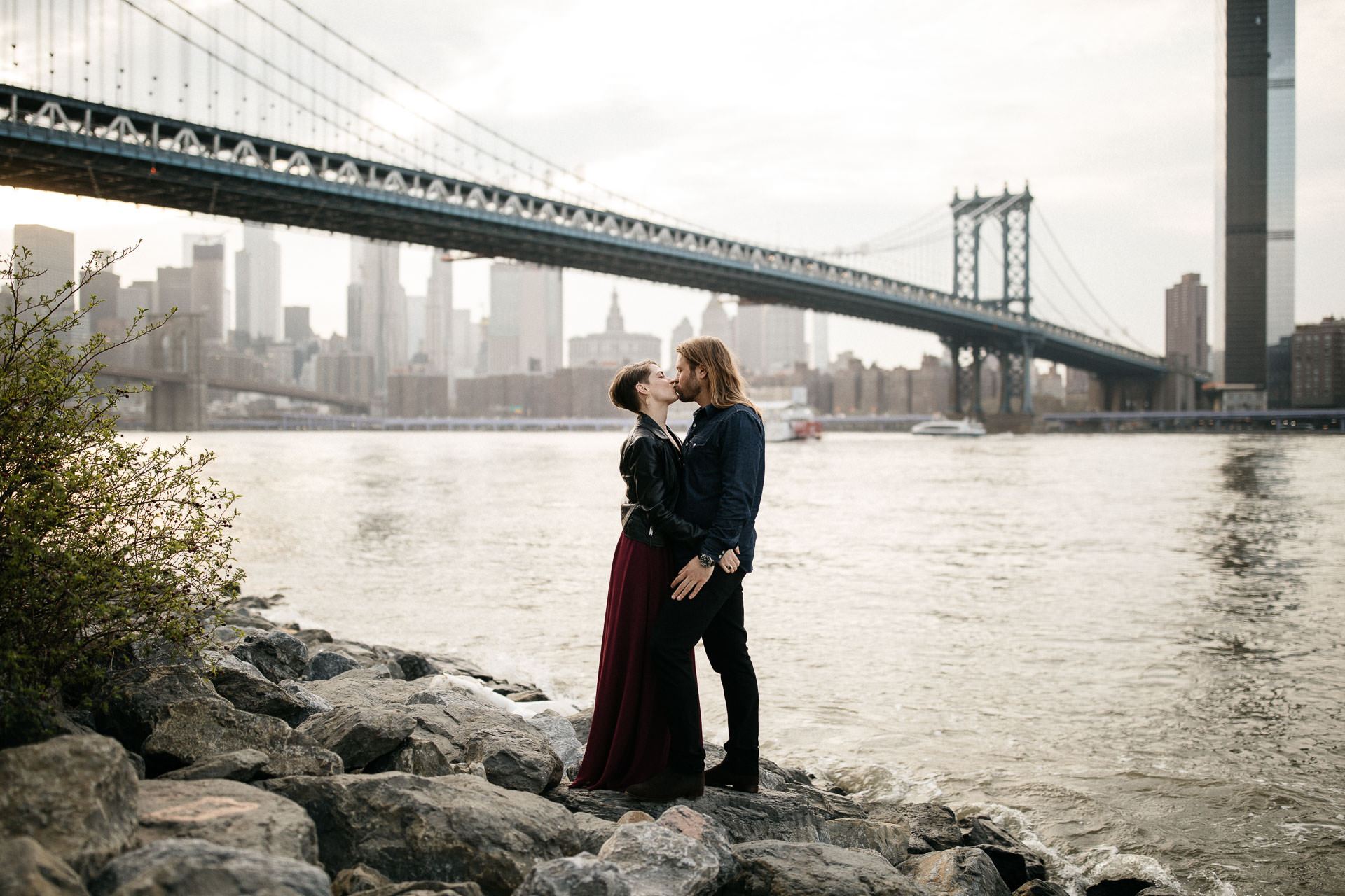 Engagement Session in Brooklyn by Jean-Laurent Gaudy Photography