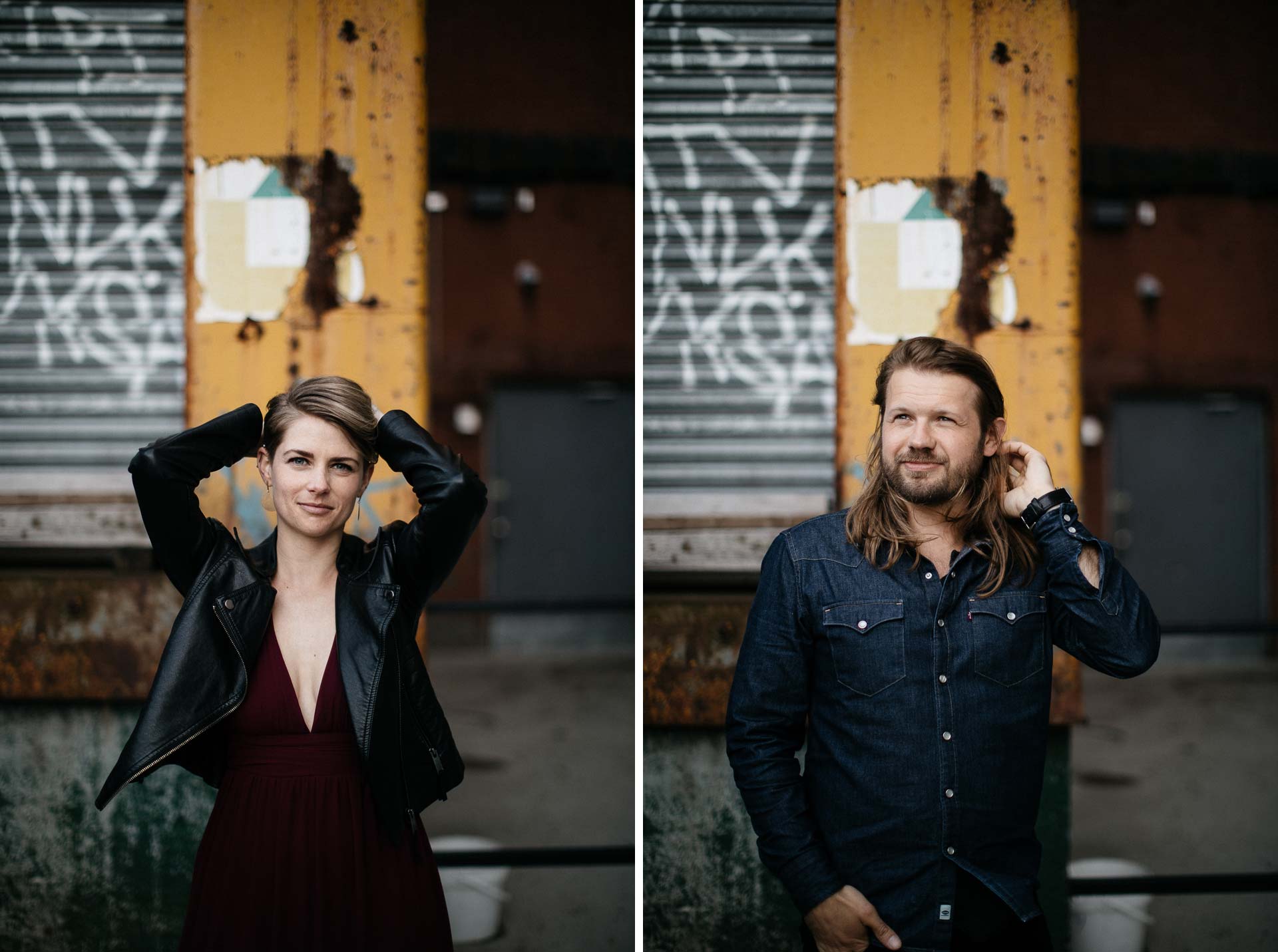 Engagement Session in Brooklyn by Jean-Laurent Gaudy Photography