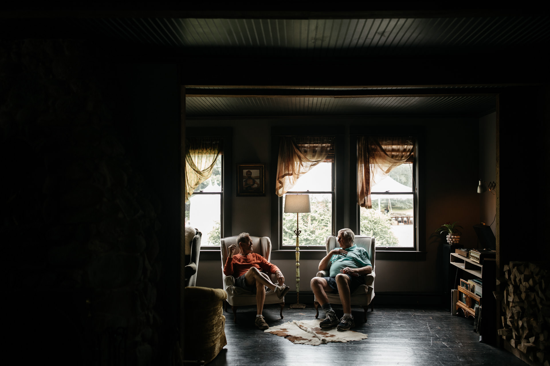 Rachel & David Boho Catskills wedding at Foxfire Moutain House by Jean-Laurent Gaudy